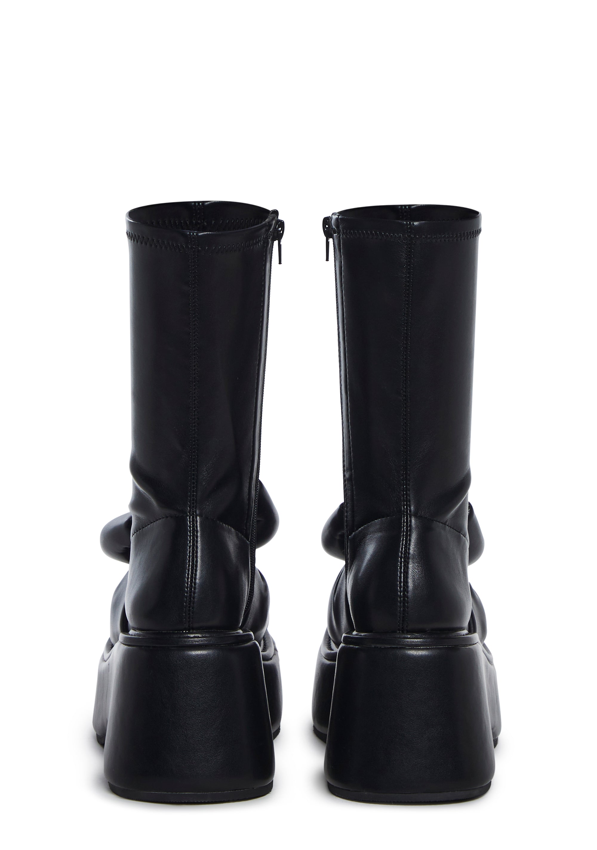 Make It Mine Bow Booties - Black - Image 4