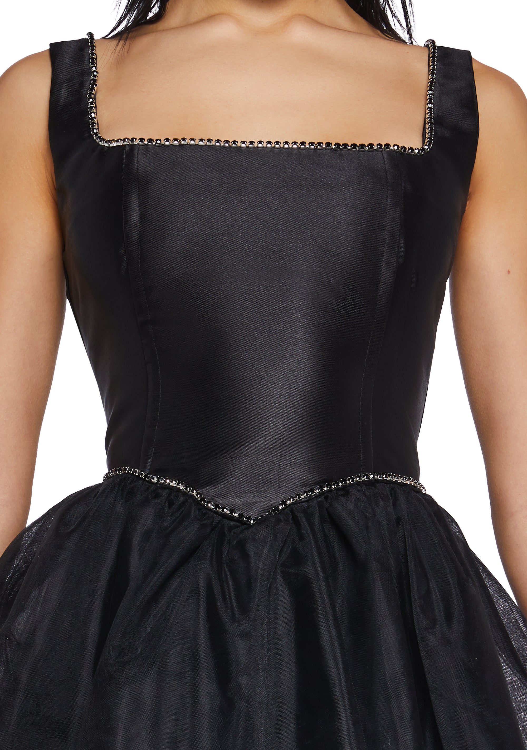 Polished Pirouette Corset Dress - Black - Image 5