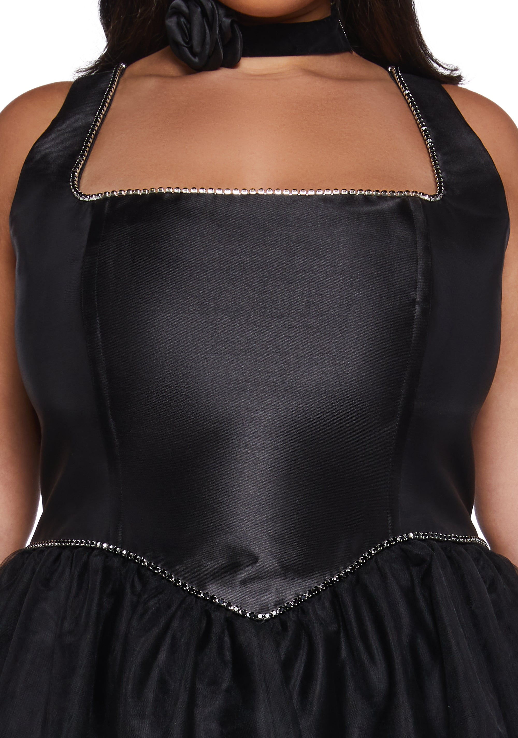 Polished Pirouette Corset Dress - Black - Image 10