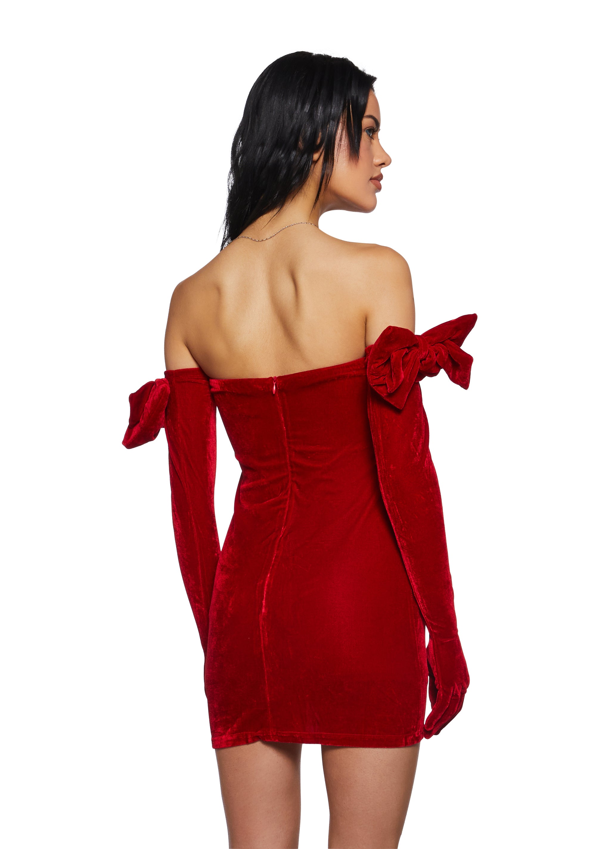 Pretty Perfection Mini Dress Set - Red - Image 4