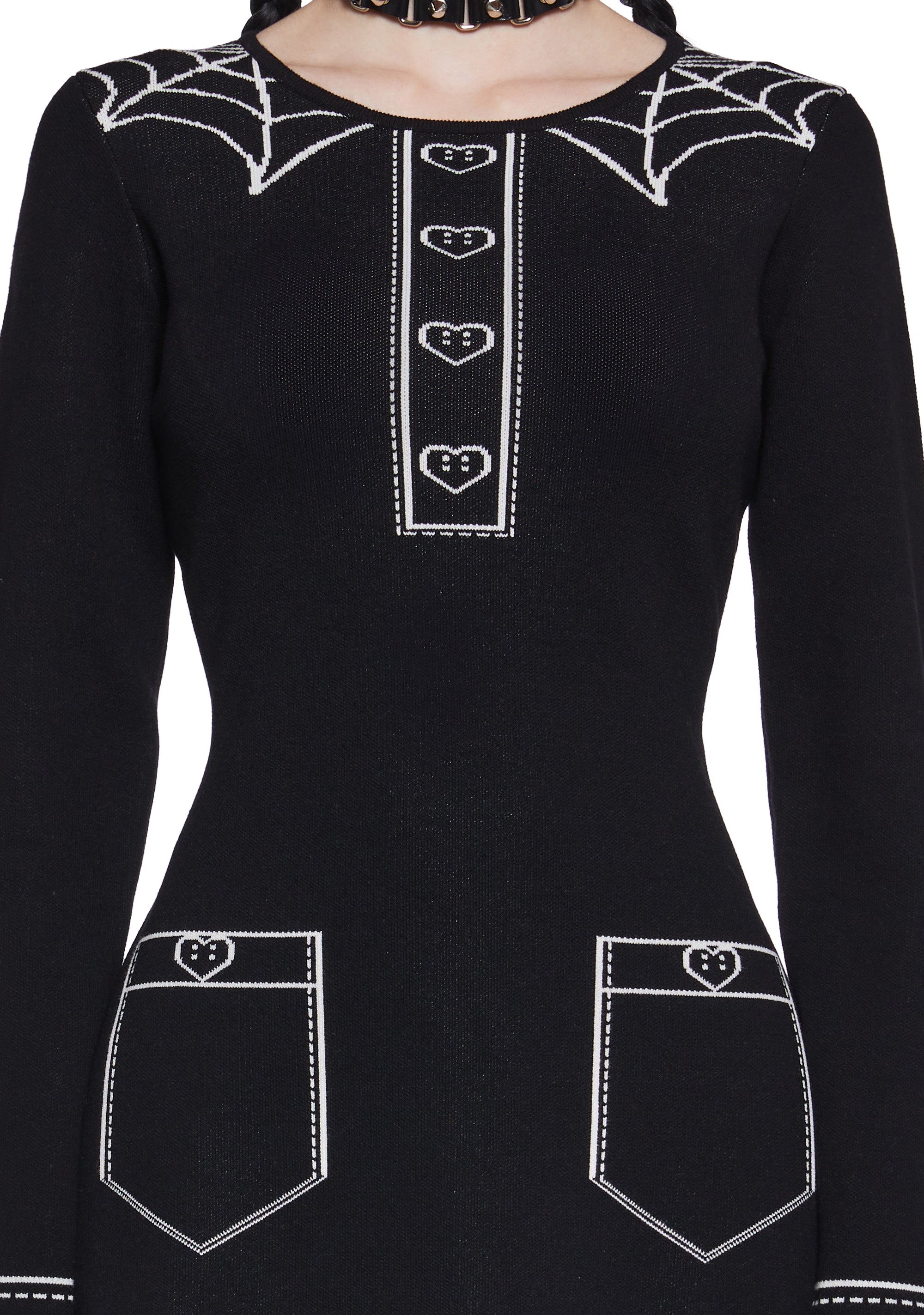 Goth Party Doll Mini Dress - Image 5