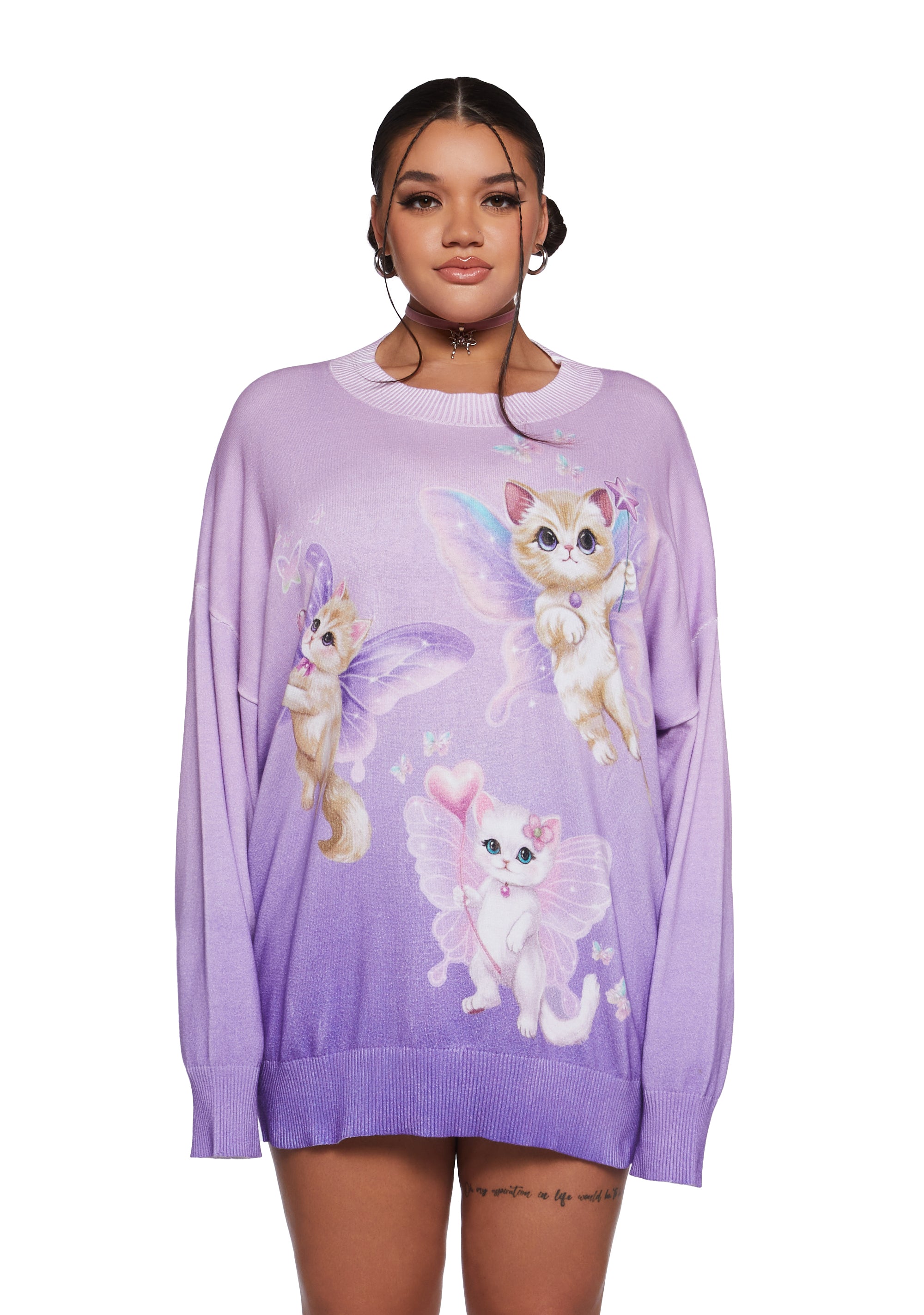 Kitty Fairyland Knit Sweater - Image 2