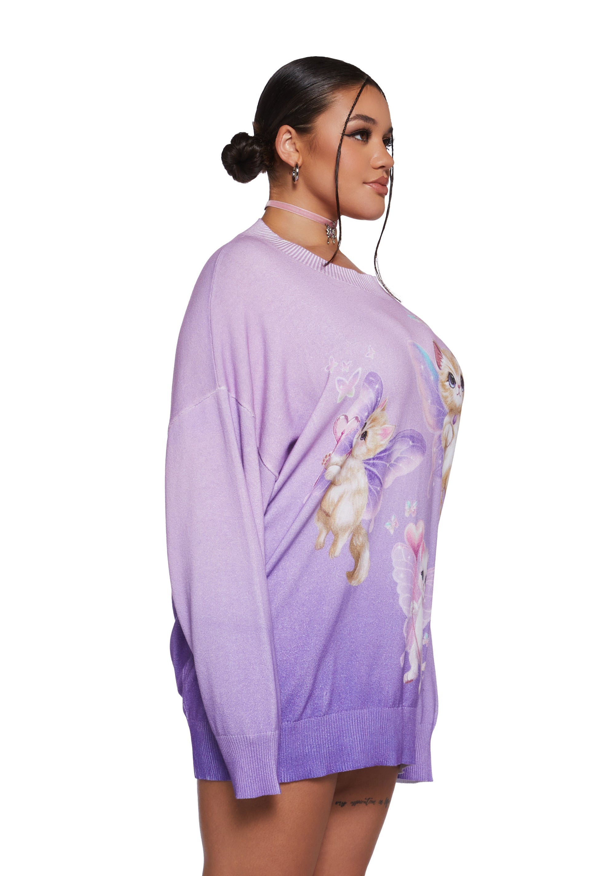 Kitty Fairyland Knit Sweater - Image 6