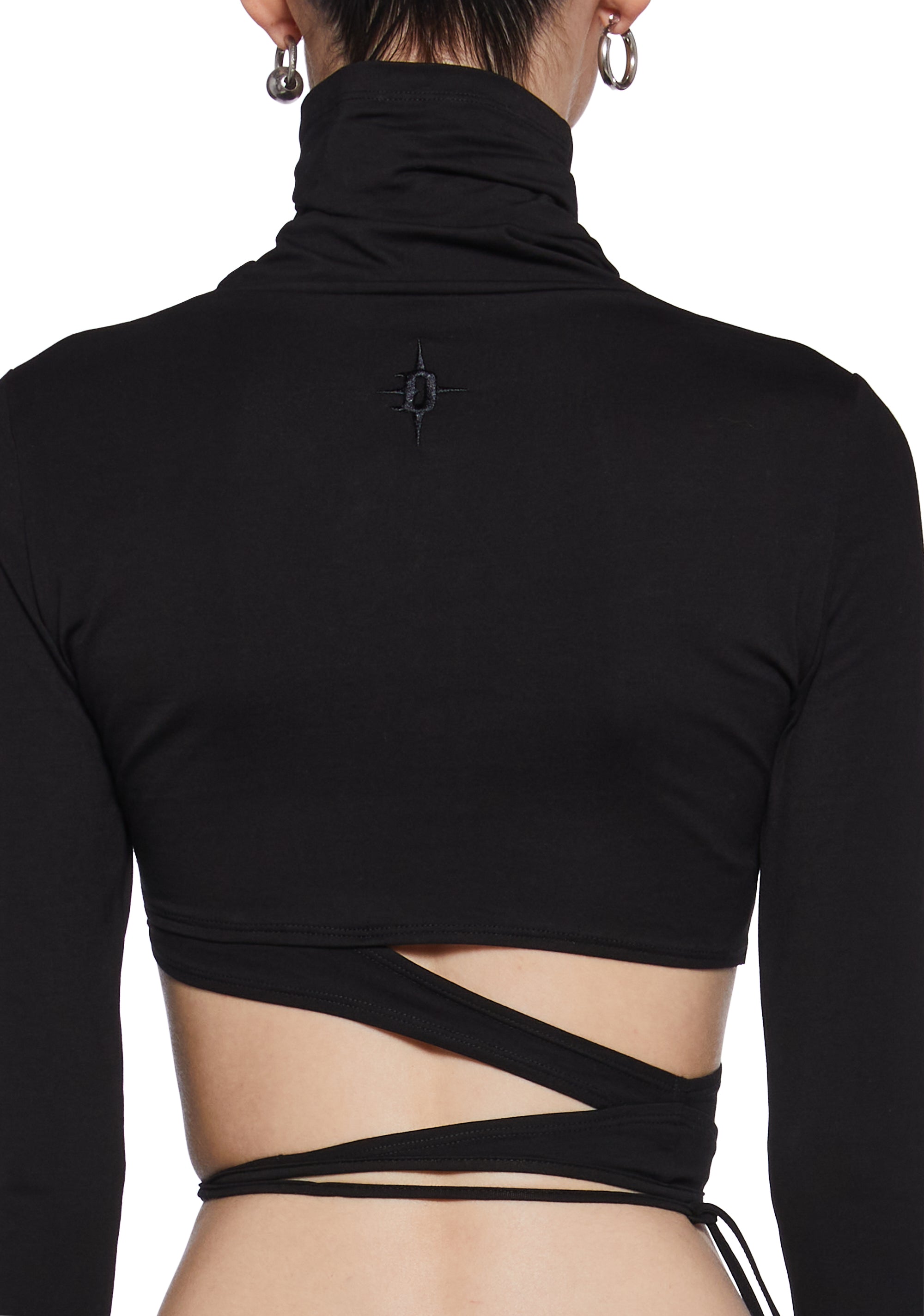 Warp Long Sleeve Wrap Top - Image 7