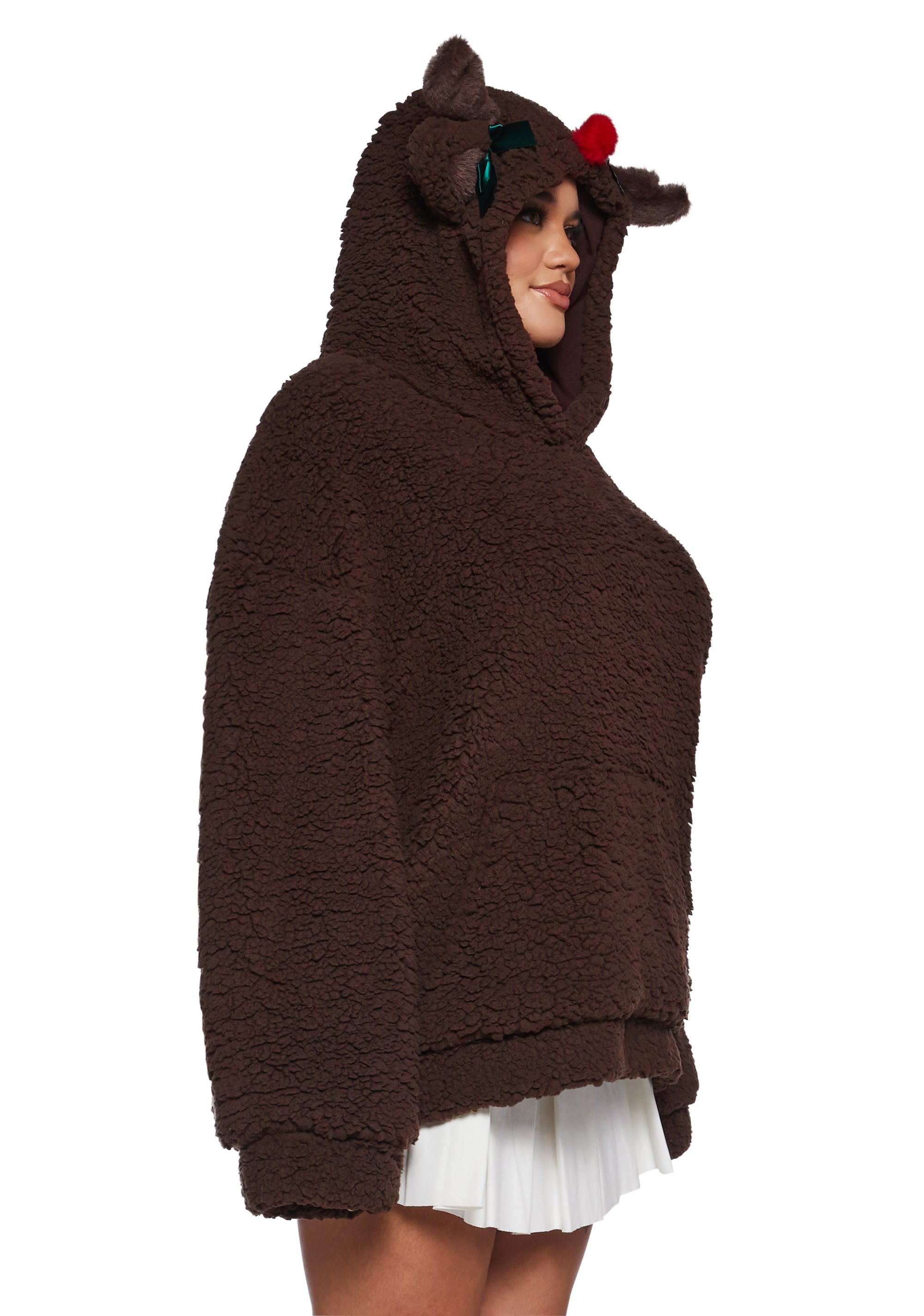 Reindeer Games Sherpa Hoodie - Image 7