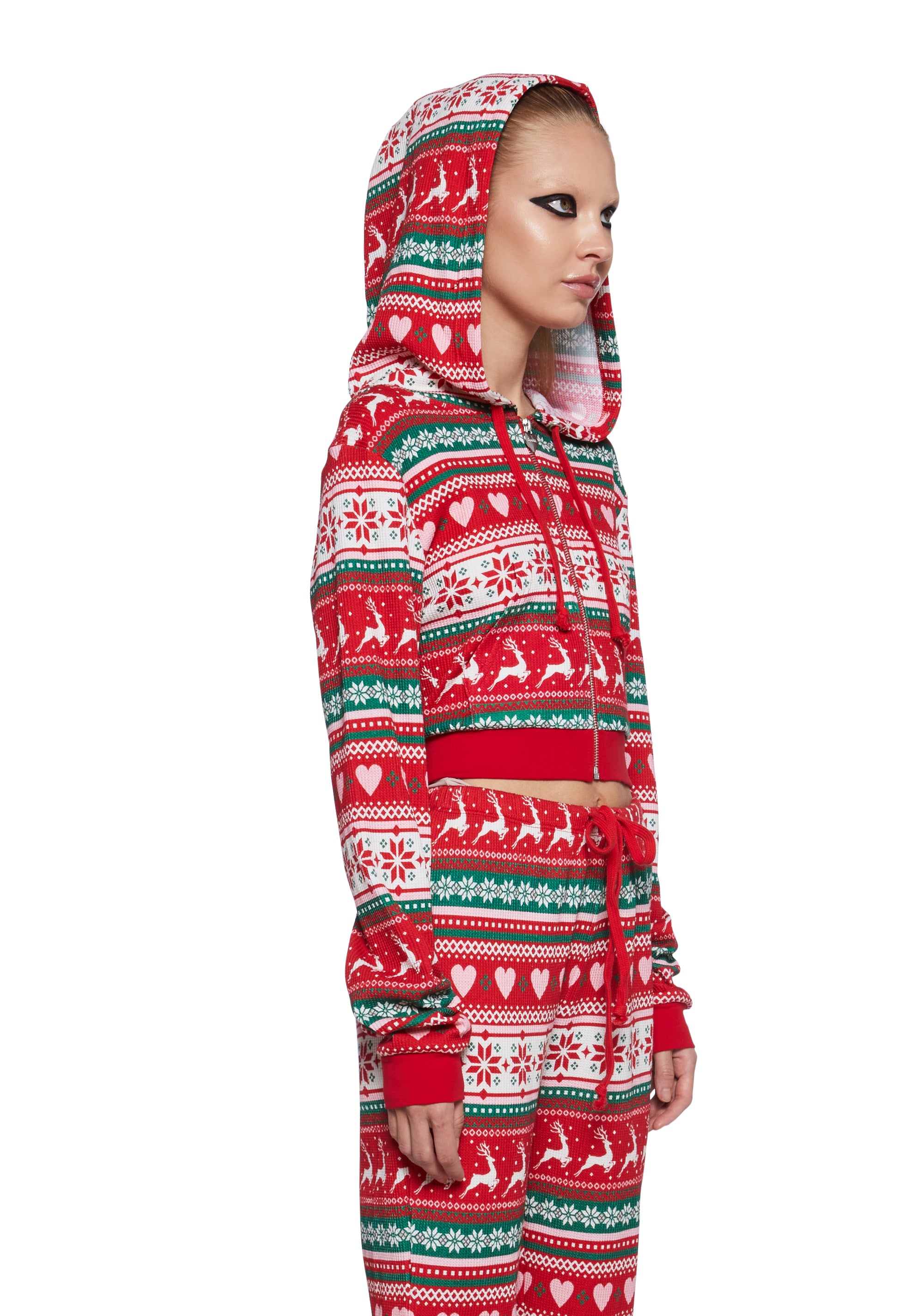 Home For The Holidays Zip-Up Hoodie - Image 3