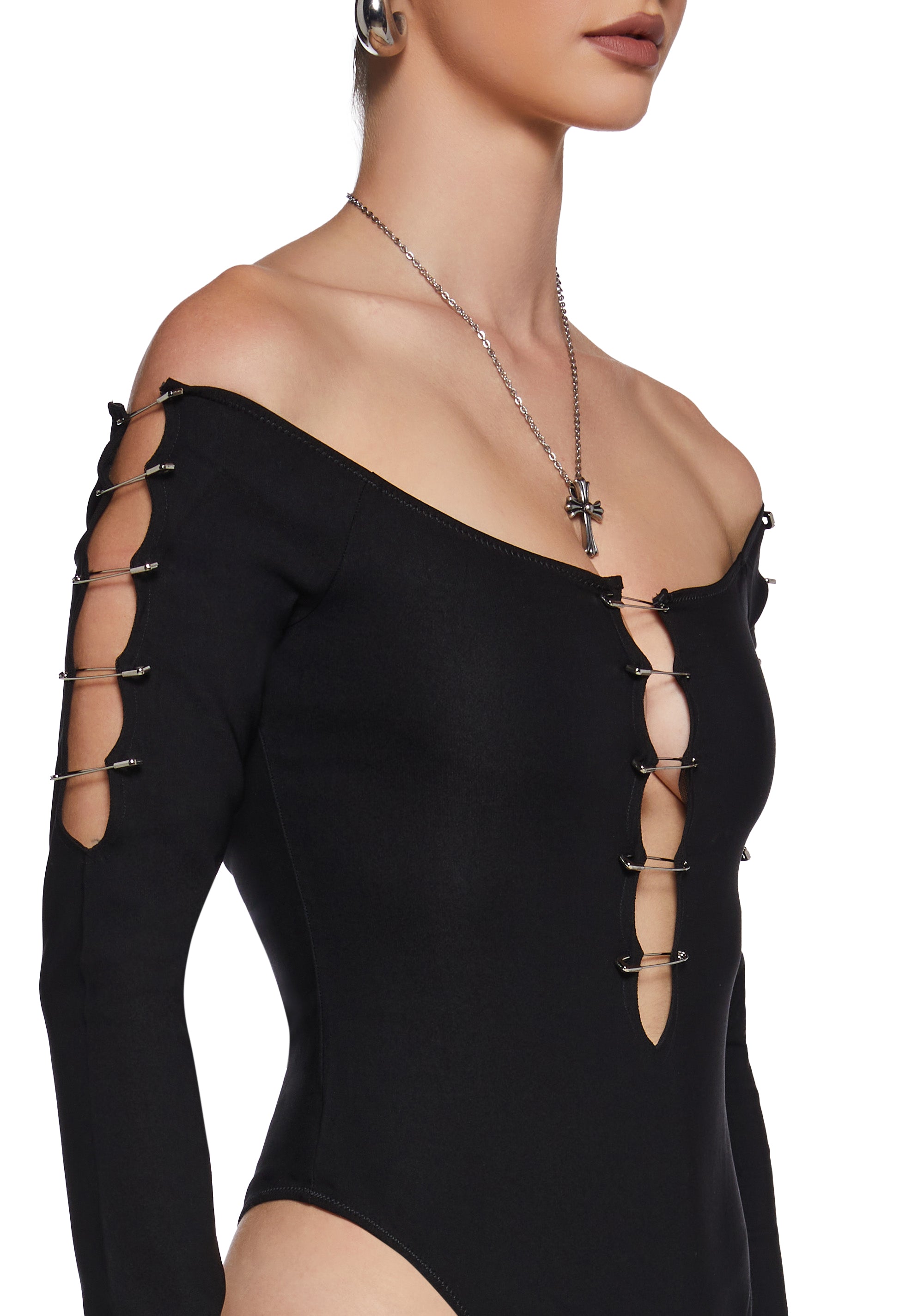 Awestruck Thoughts Cutout Bodysuit - Image 5
