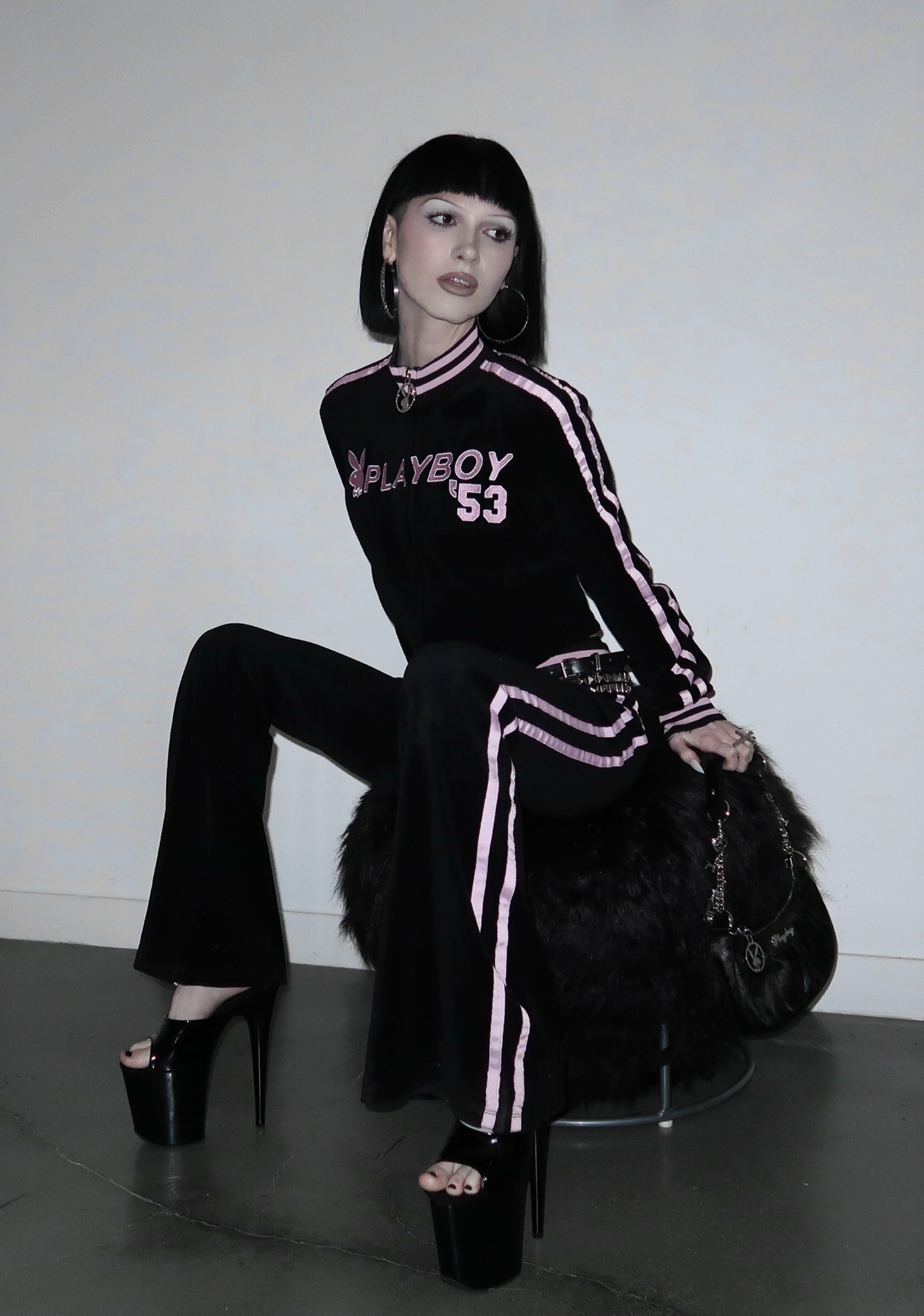 Leisurely Yours Velour Track Jacket - Image 7