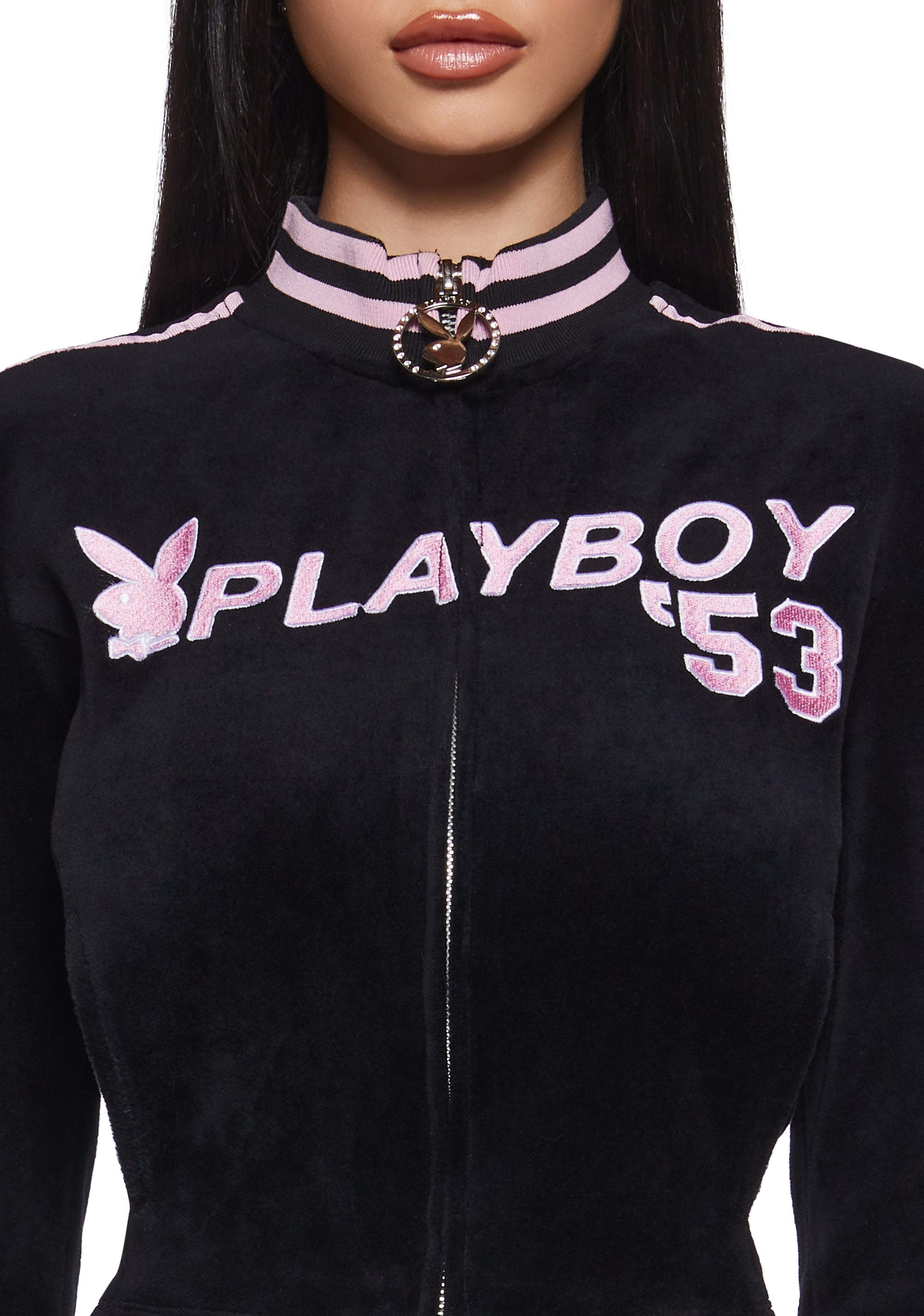Leisurely Yours Velour Track Jacket - Image 5