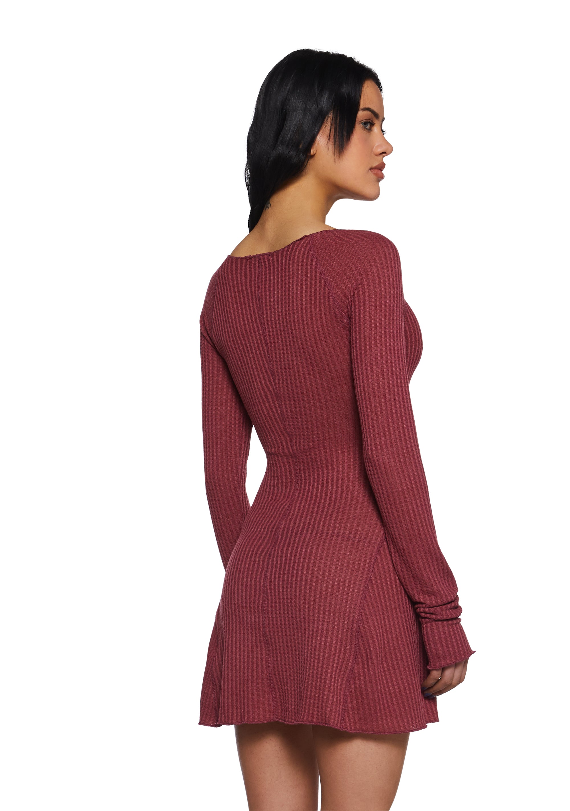 Text Me Back Mini Dress - Image 4