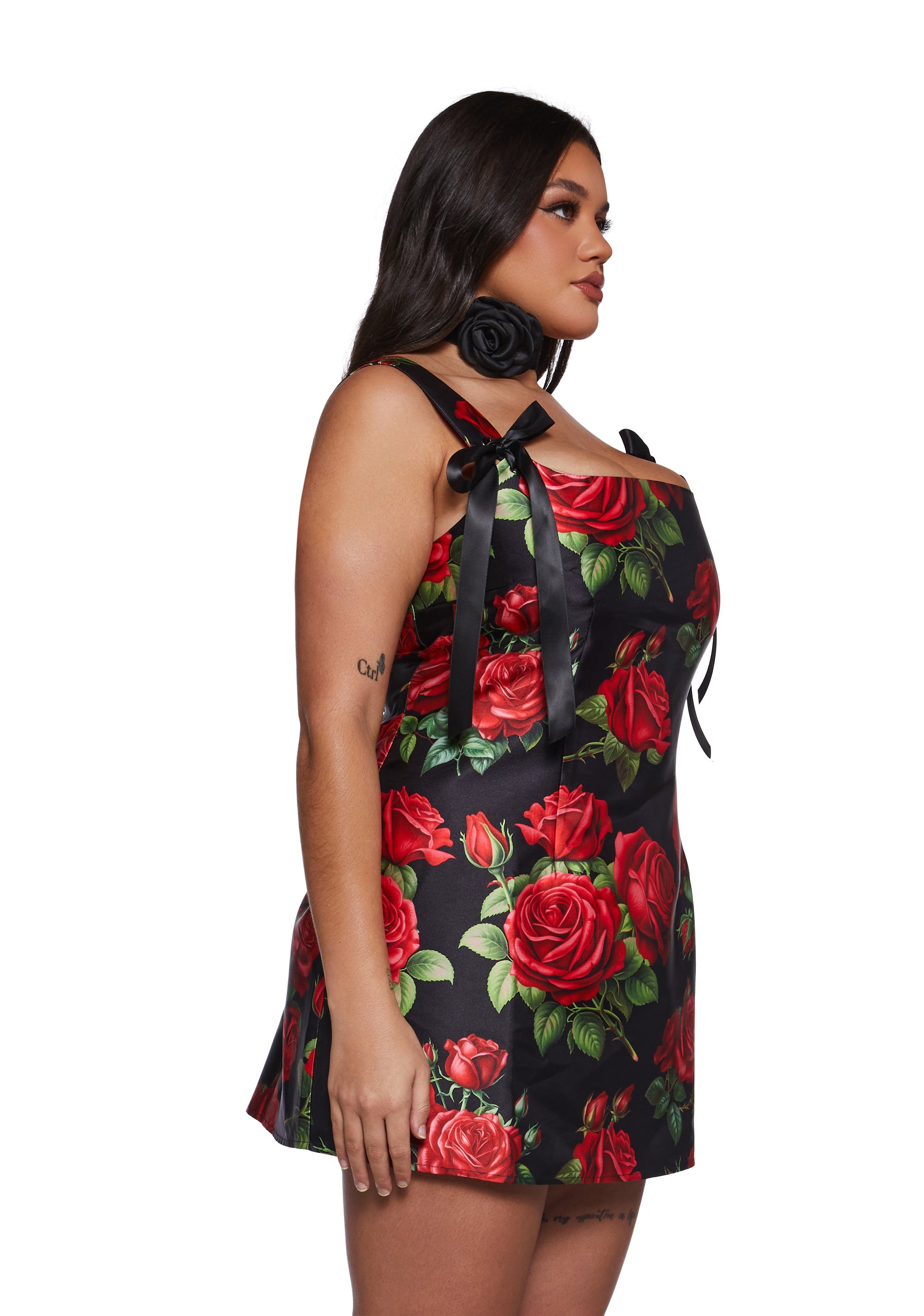 Pixie Stardust Mini Dress - Roses - Image 7
