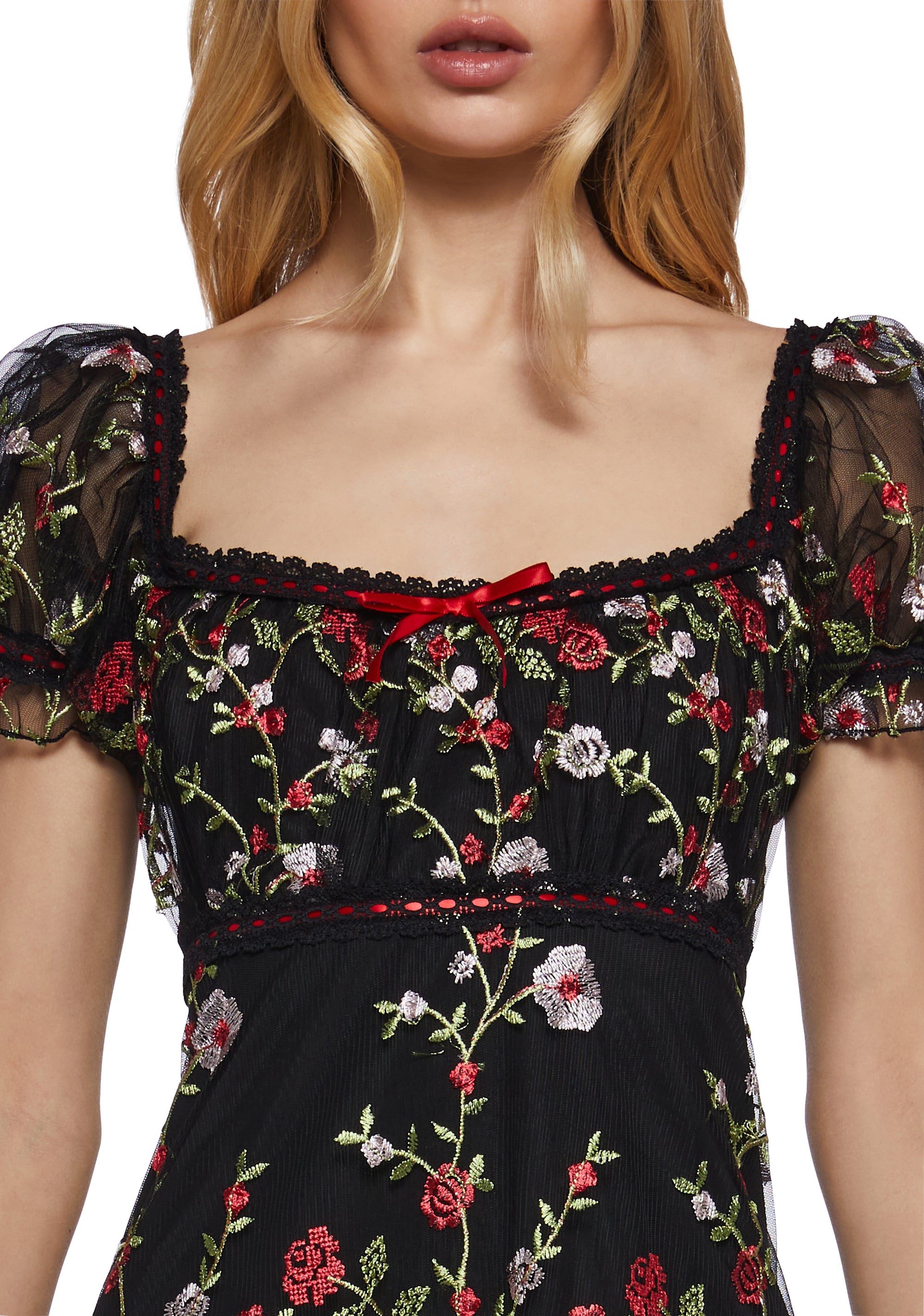 Romantic Words Babydoll Dress - Image 5