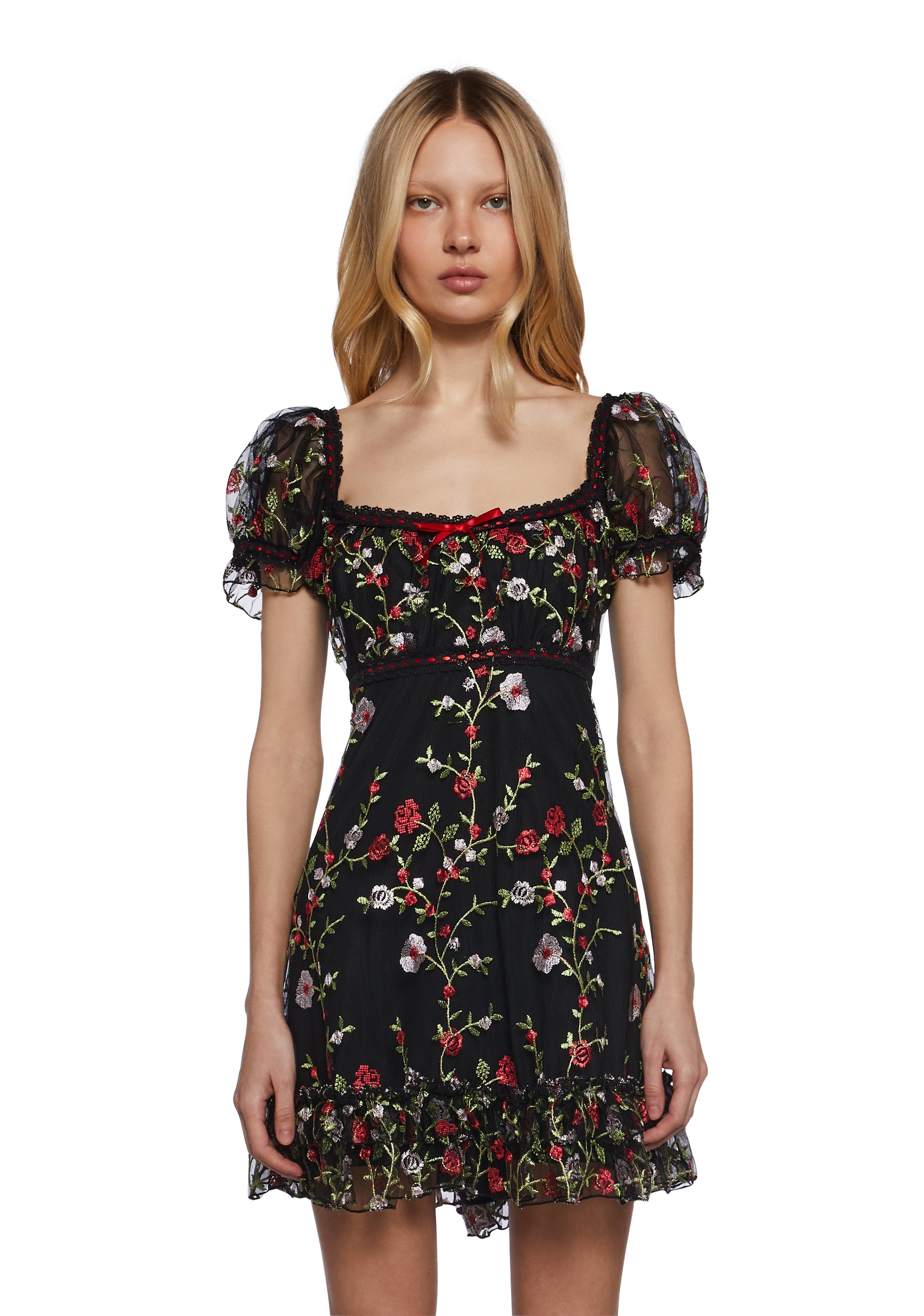 Romantic Words Babydoll Dress