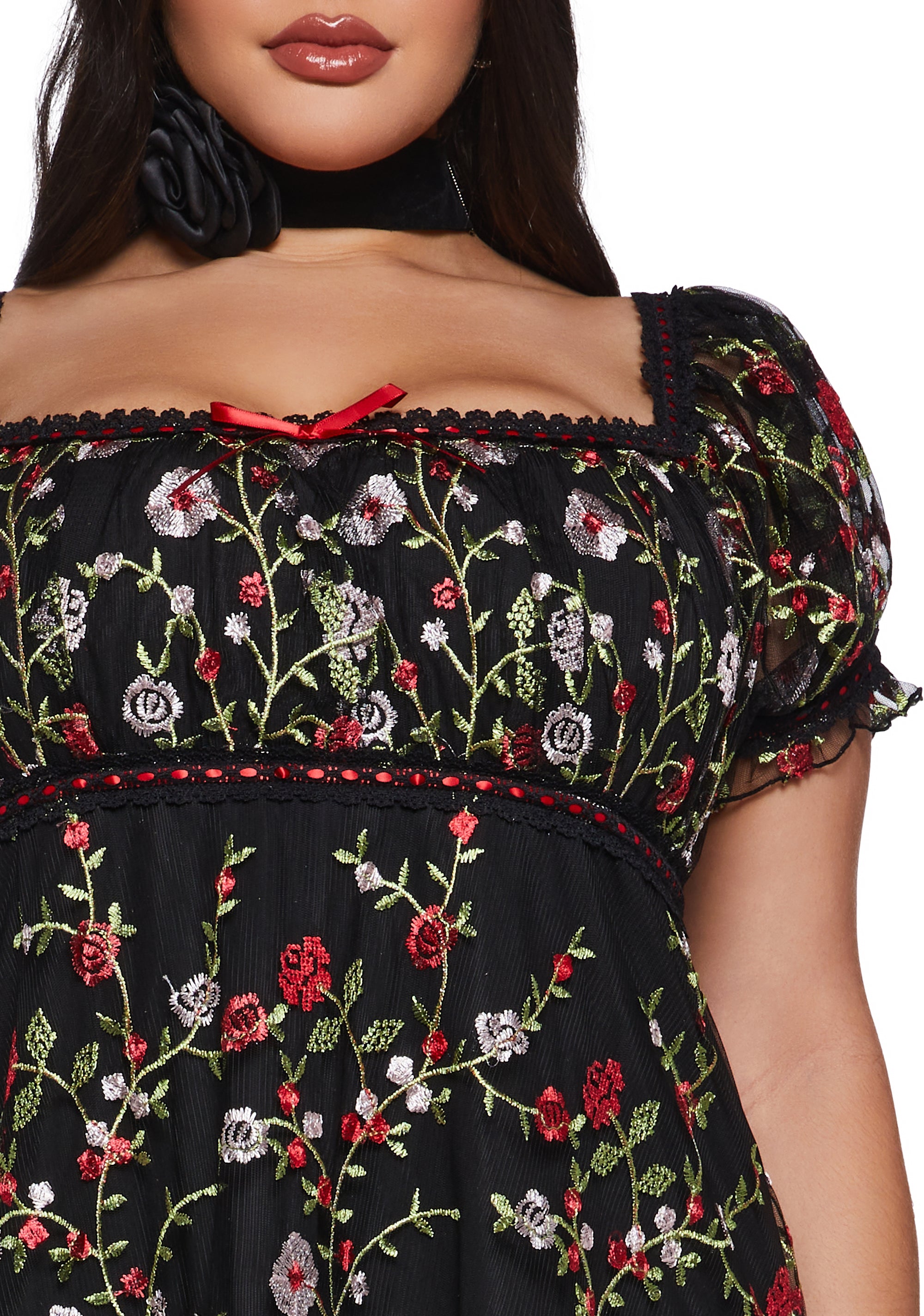 Romantic Words Babydoll Dress - Image 11