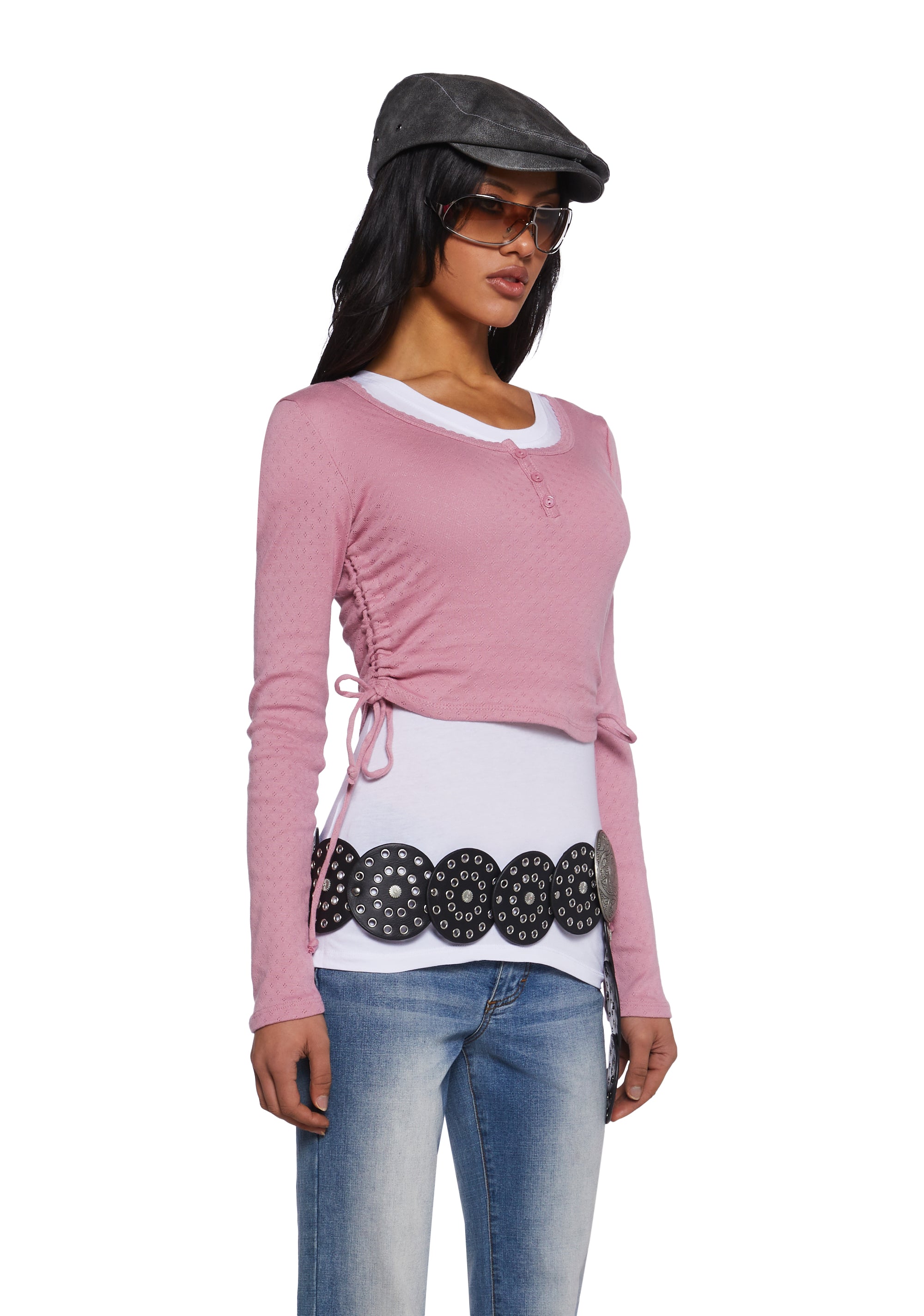 Crushed Hearts Long Sleeve Top - Image 3