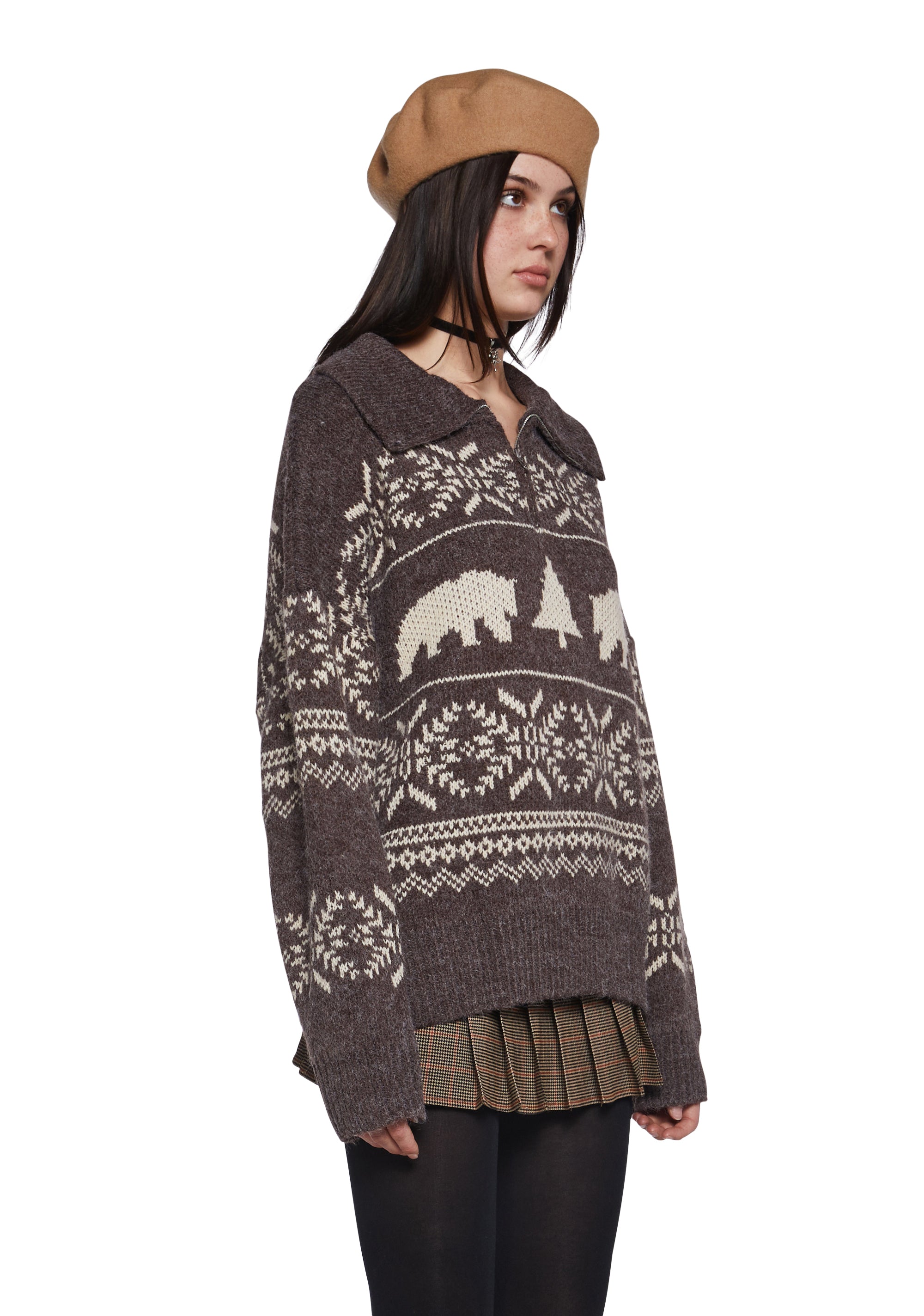 Winter Wanderlust Oversized Sweater - Image 3