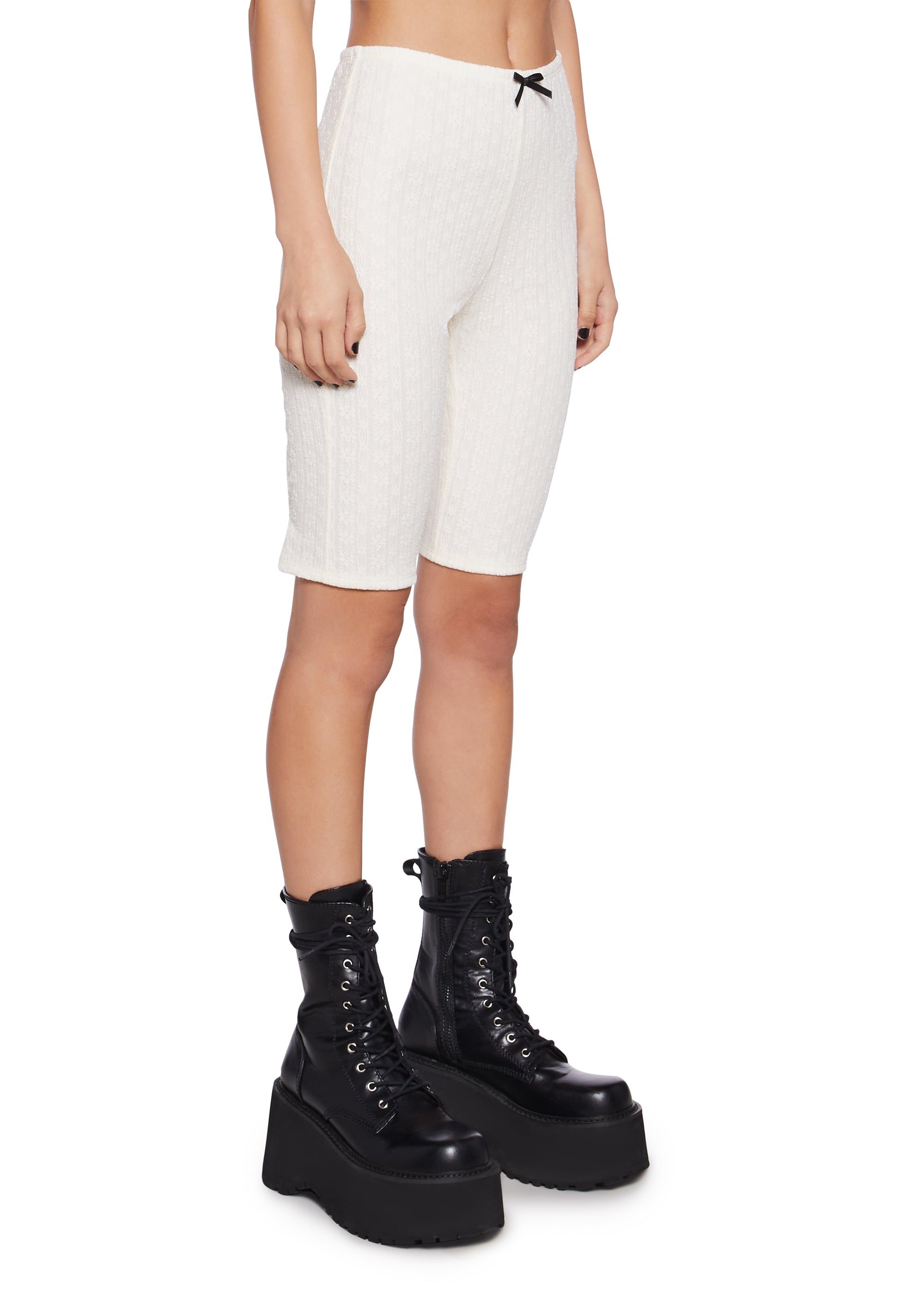 Best Bet Pointelle Biker Shorts - Image 3