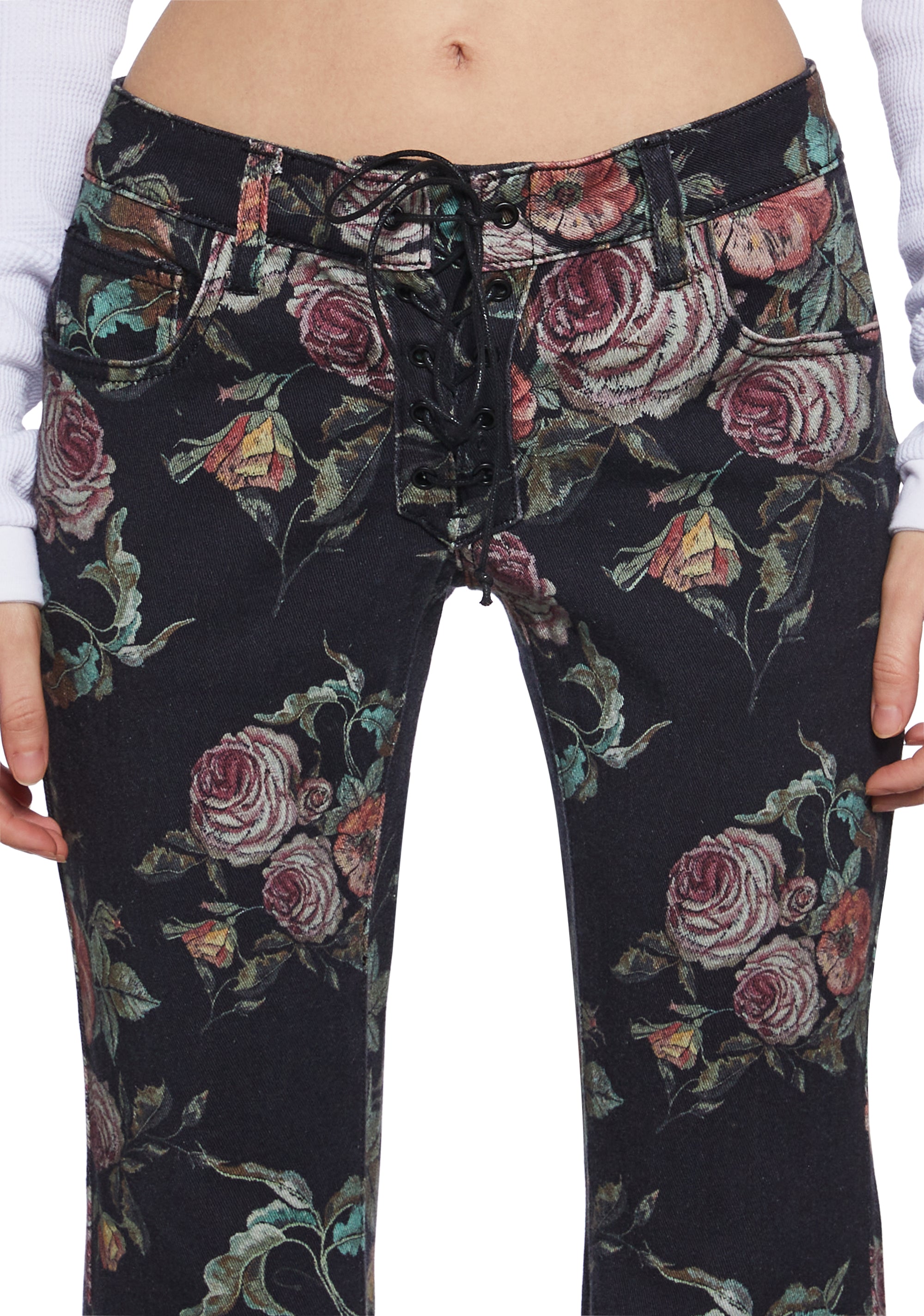 Poetic Words Denim Jeans - Image 5