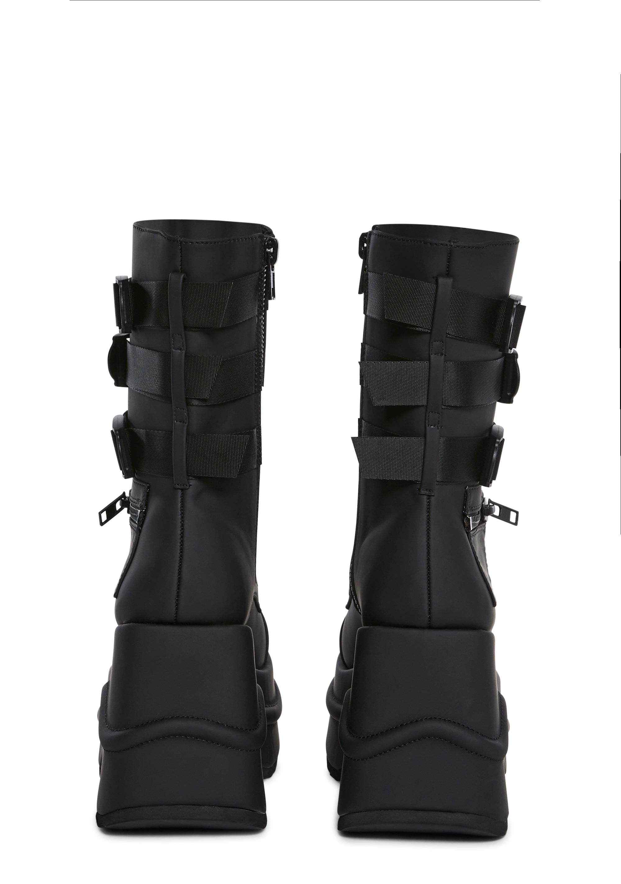 Mad Hustle Wedge Platform Boots - Image 4