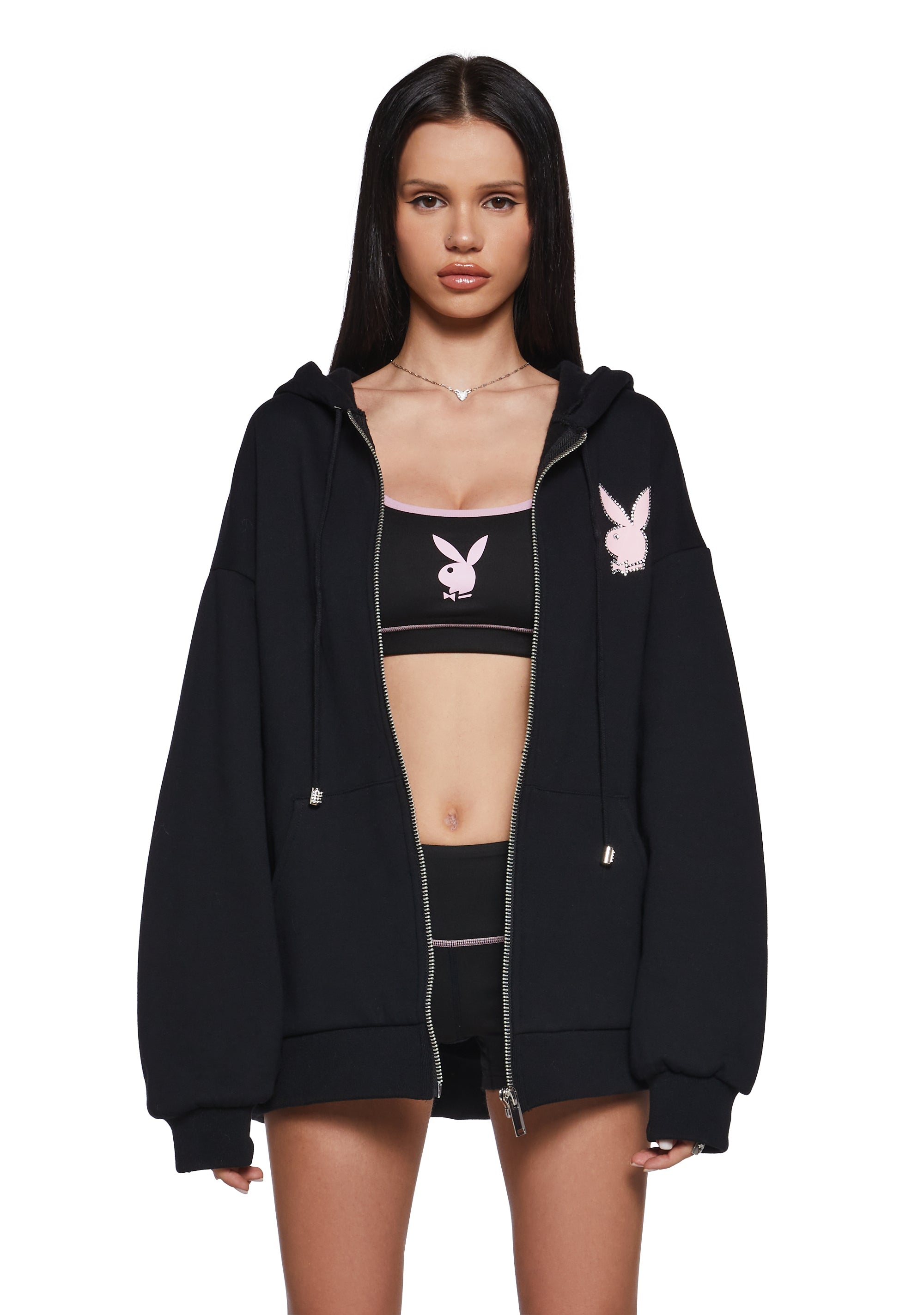 Flirt More Zip-Up Hoodie - Image 8