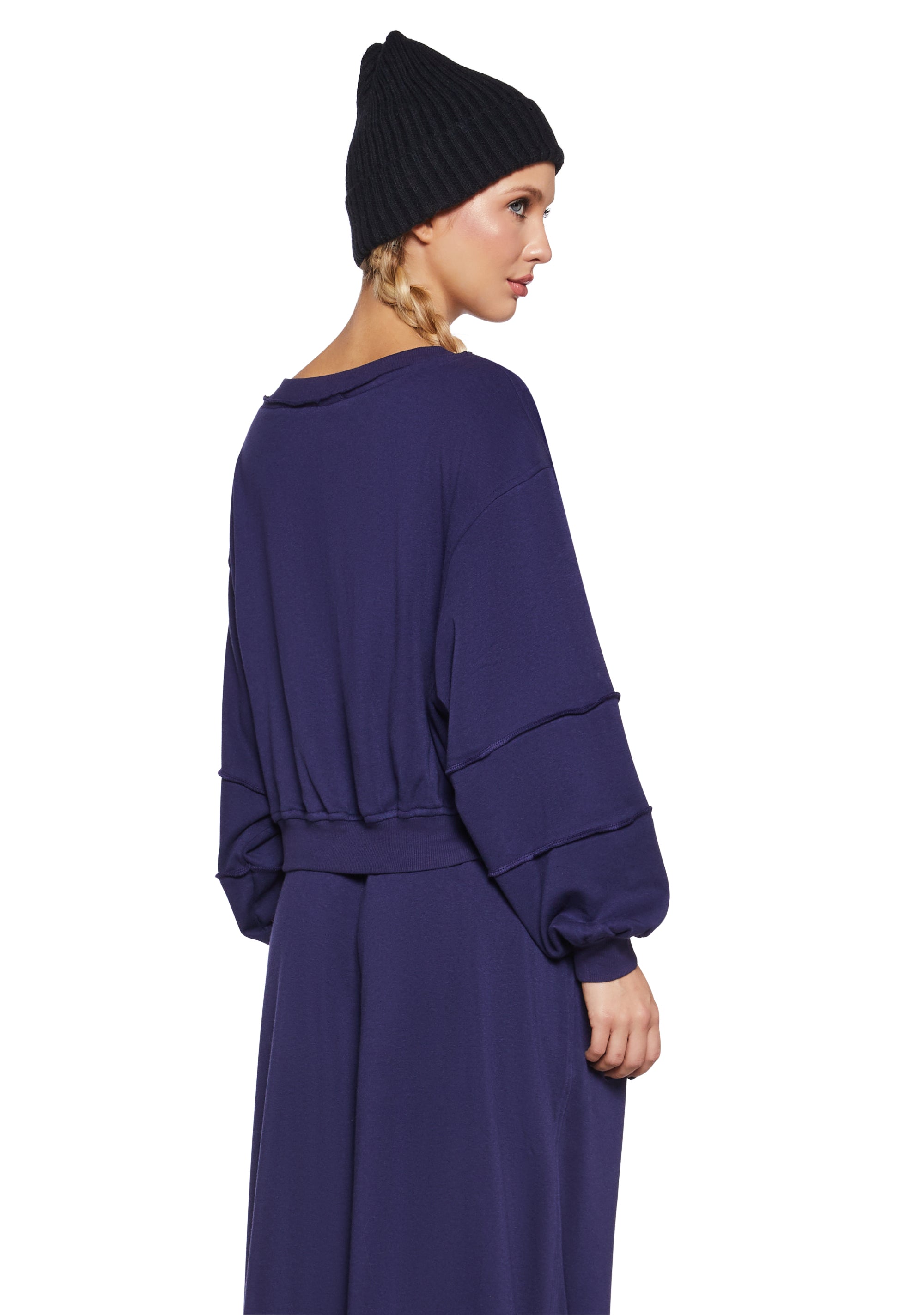 Chic Chill V-Neck Sweatshirt - Image 4