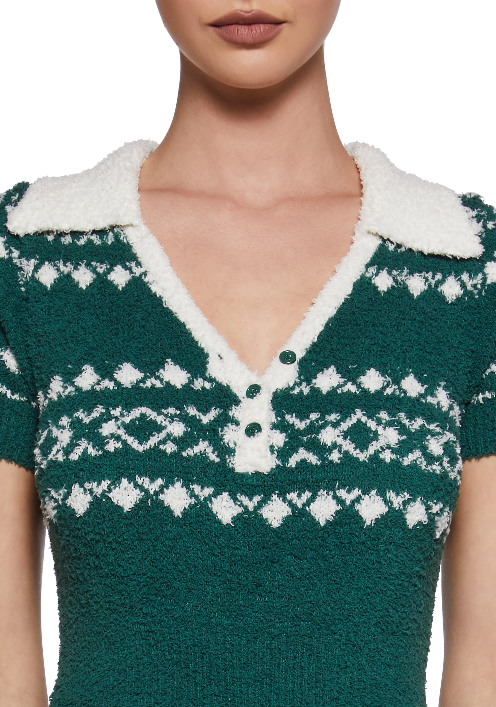 Chalet Dreams Fuzzy Romper - Image 5