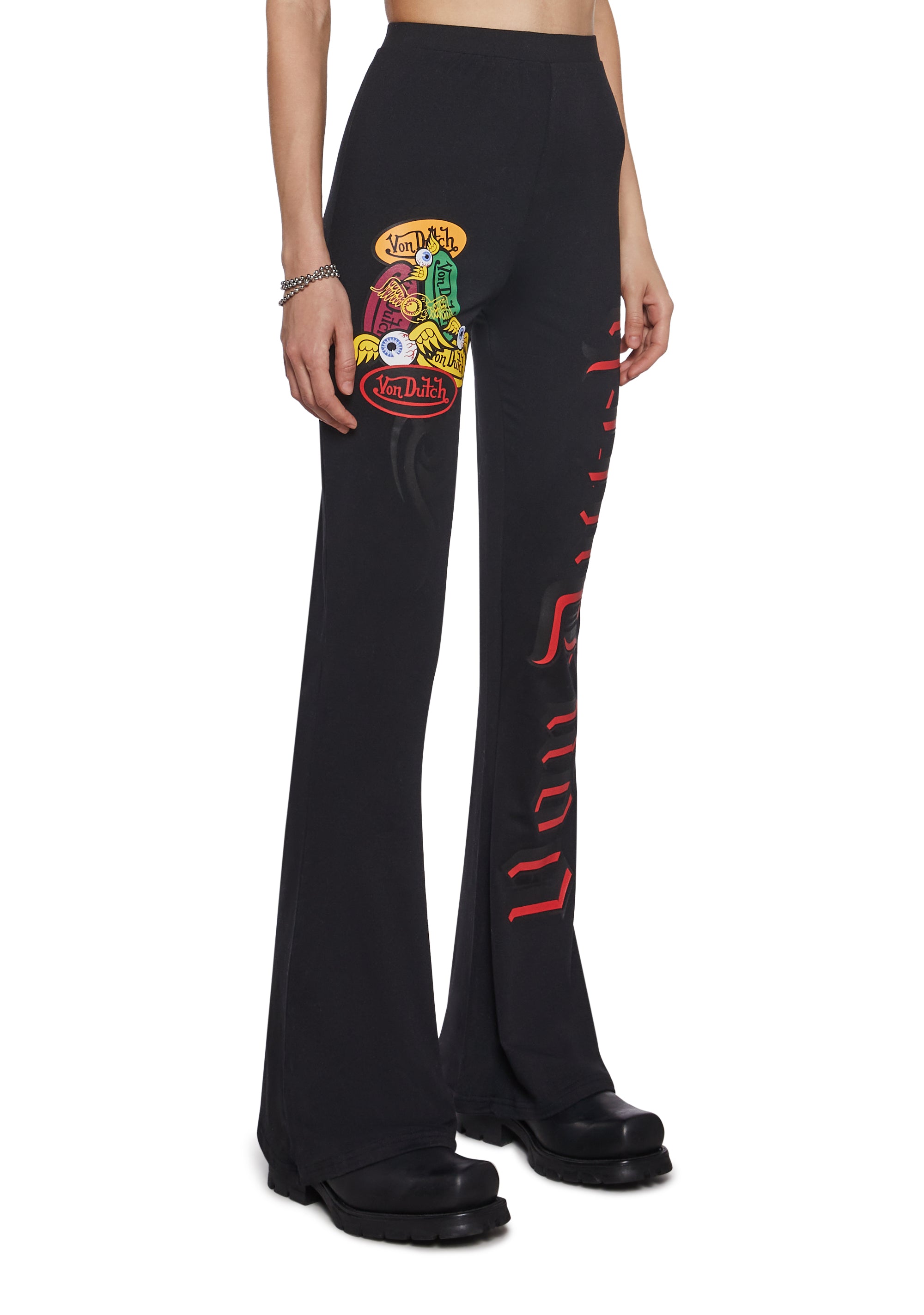 Flared Lounge Pants - Image 3