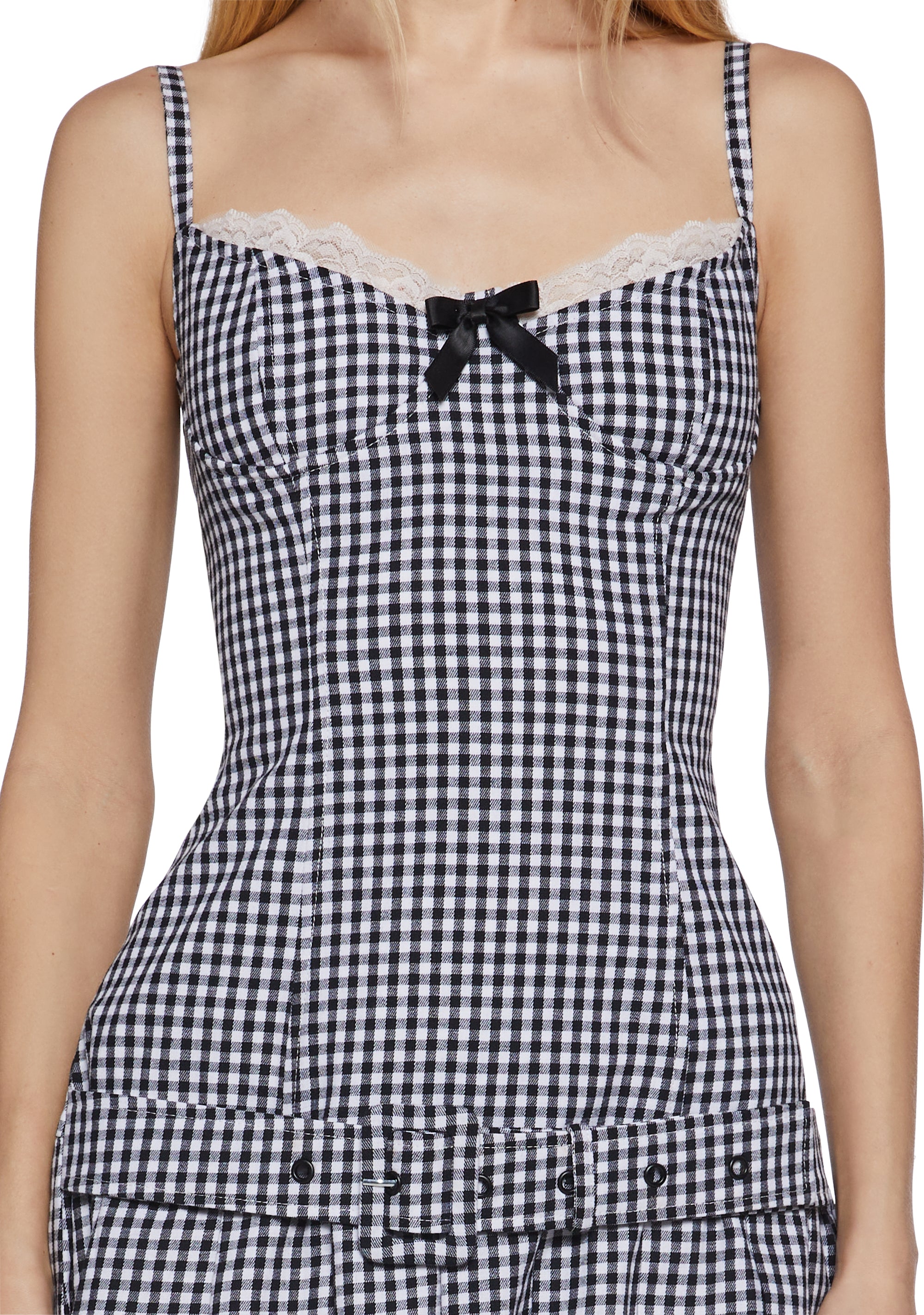 Love Spark Gingham Dress - Image 5