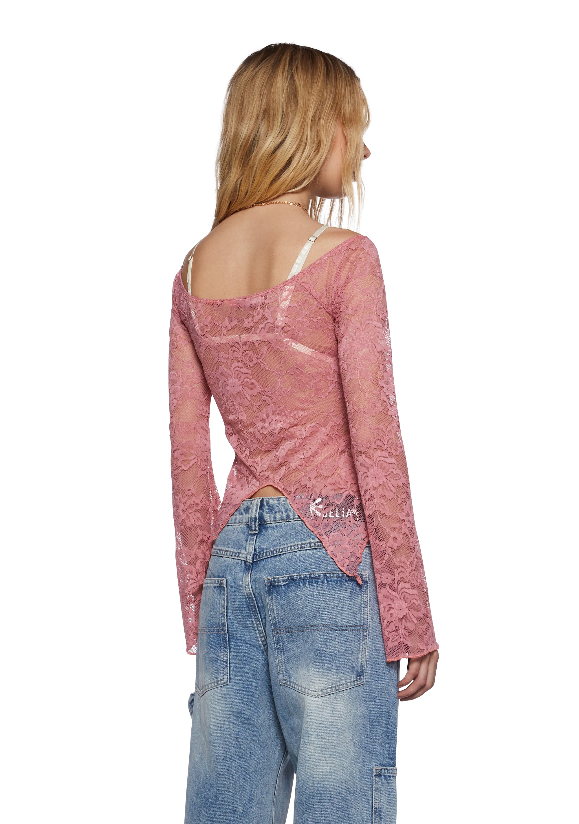 Call It Dreaming Long Sleeve Top - Pink - Image 4