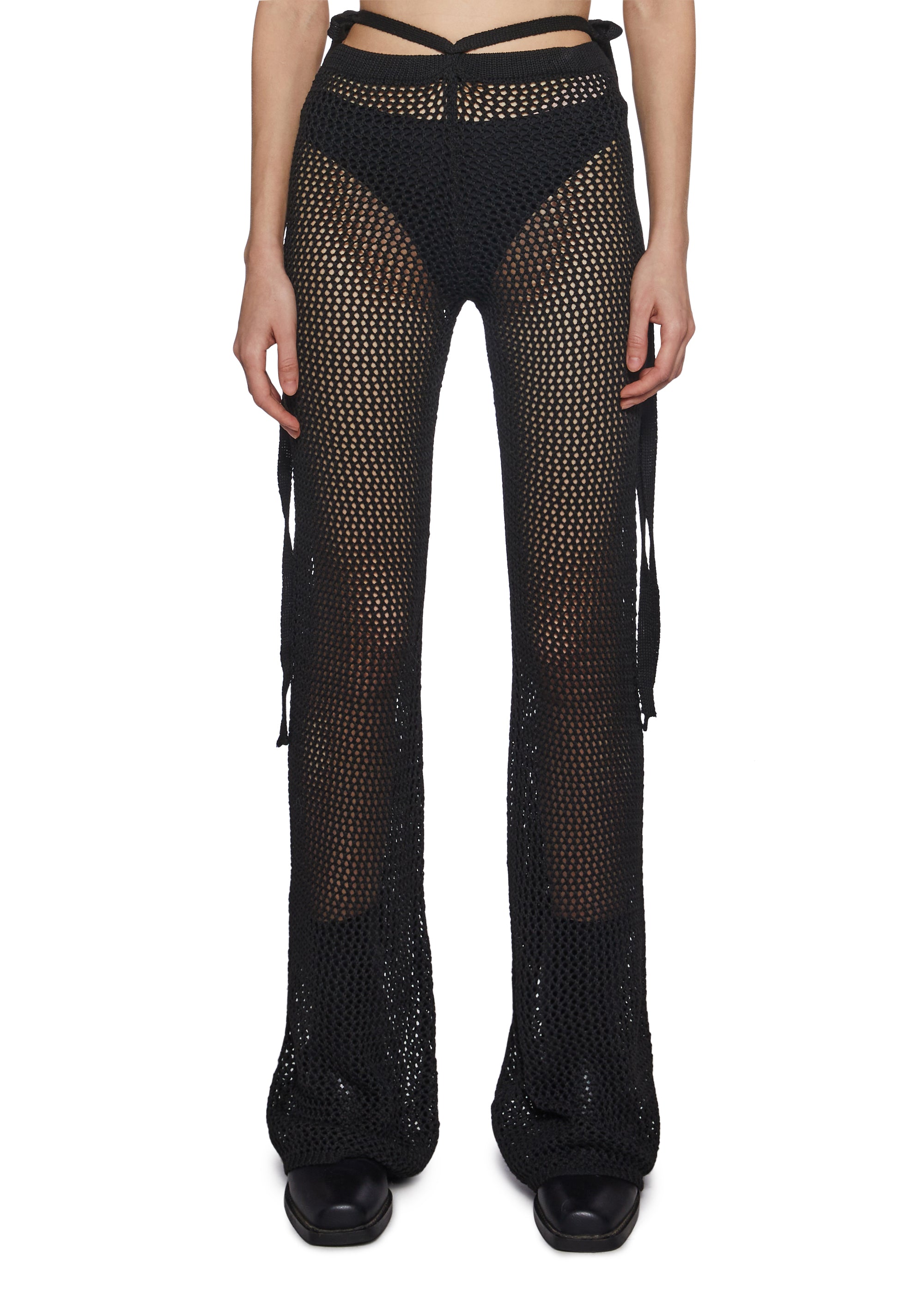Small Town Outlaws Crochet Pants