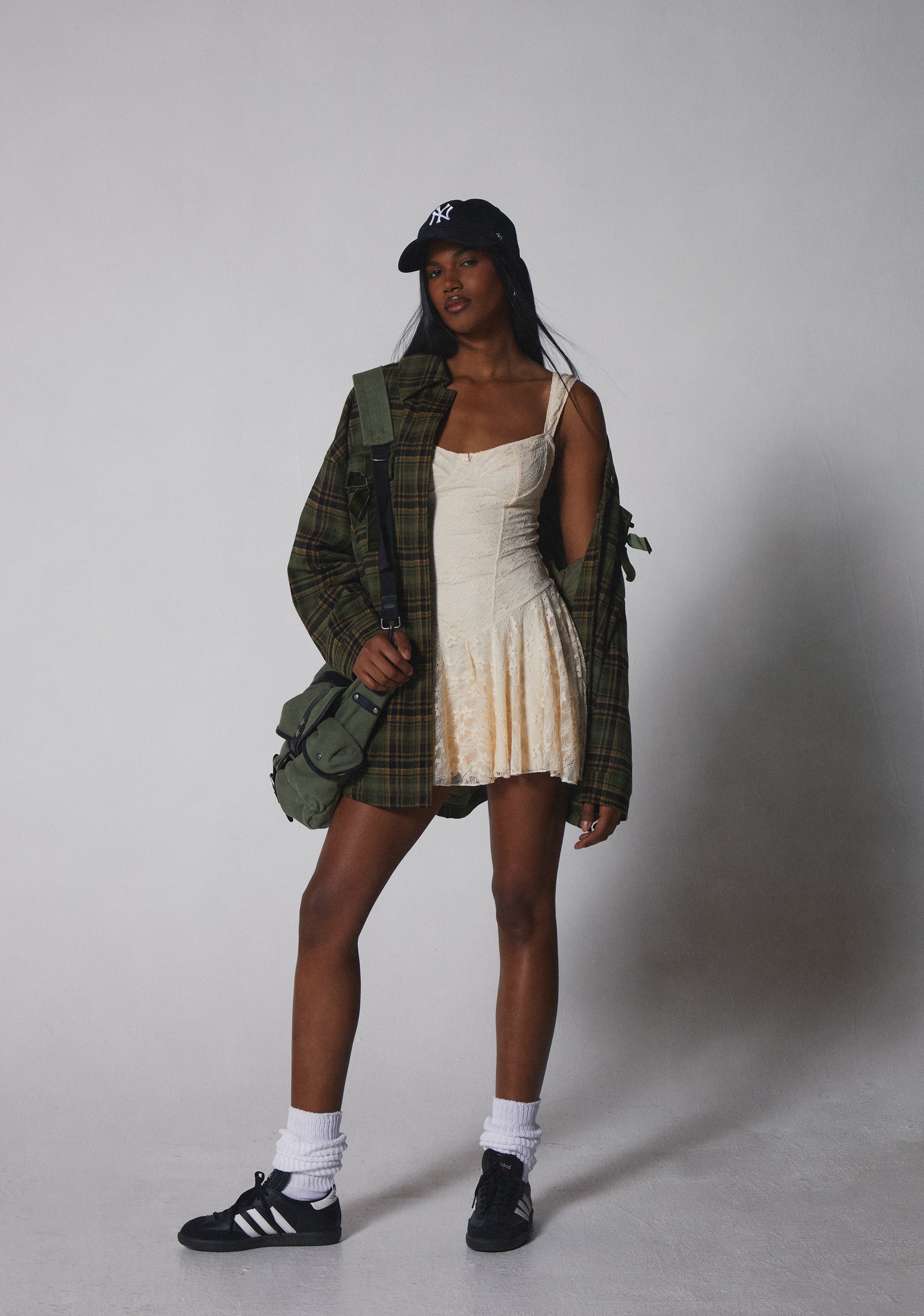 Perfect Date Mini Dress - Off White - Image 6