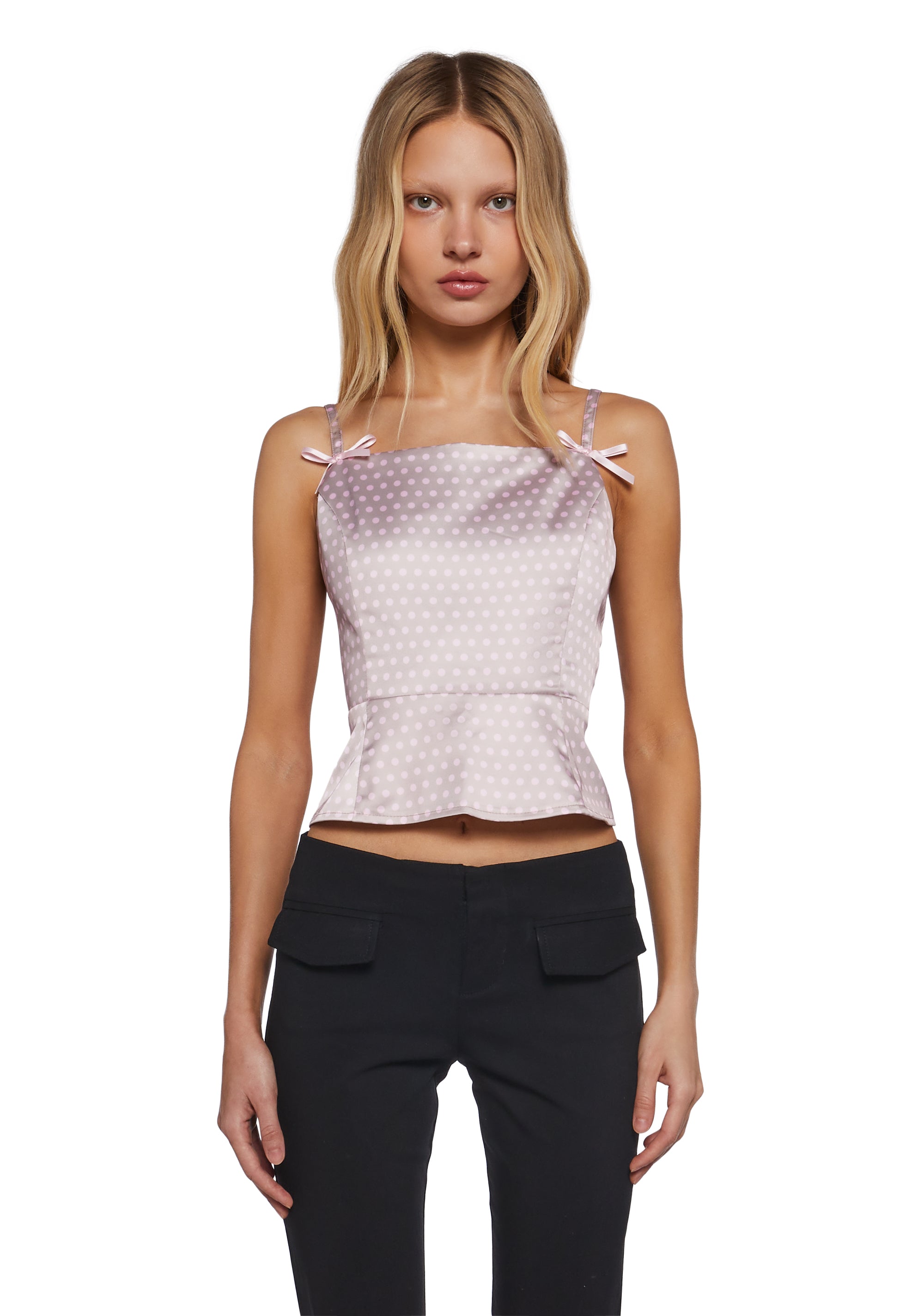 Morning Glance Polka Dot Blouse - Image 4