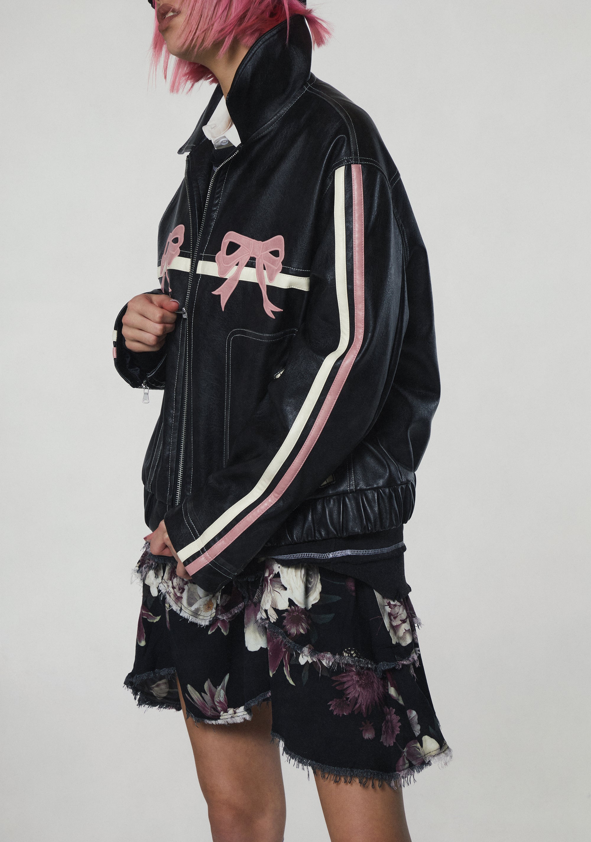 Tough Cutie Vegan Leather Jacket - Image 6