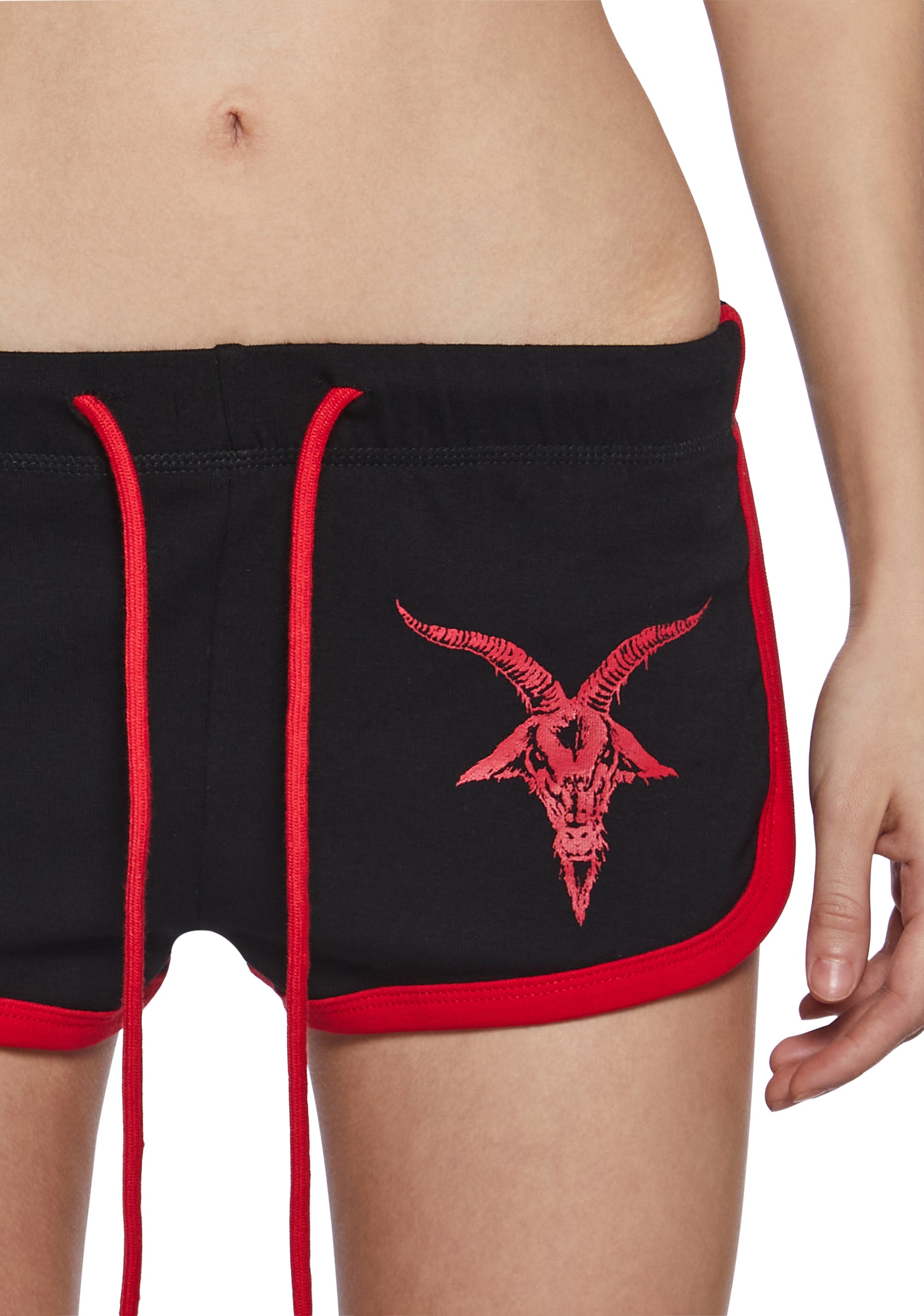 Baphomet Fan Booty Shorts - Image 6