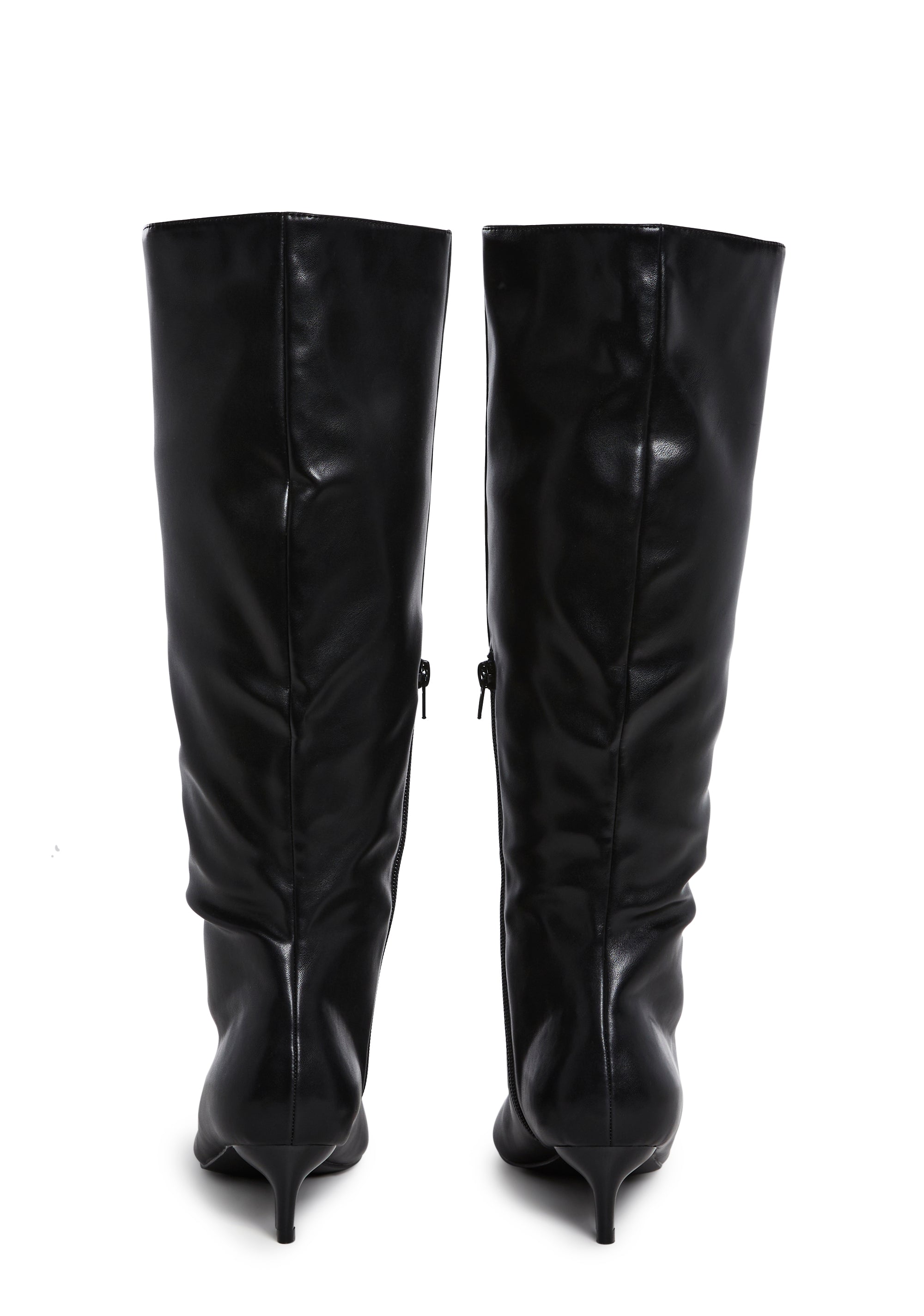Elegant Tactics Knee High Boots - Black - Image 4