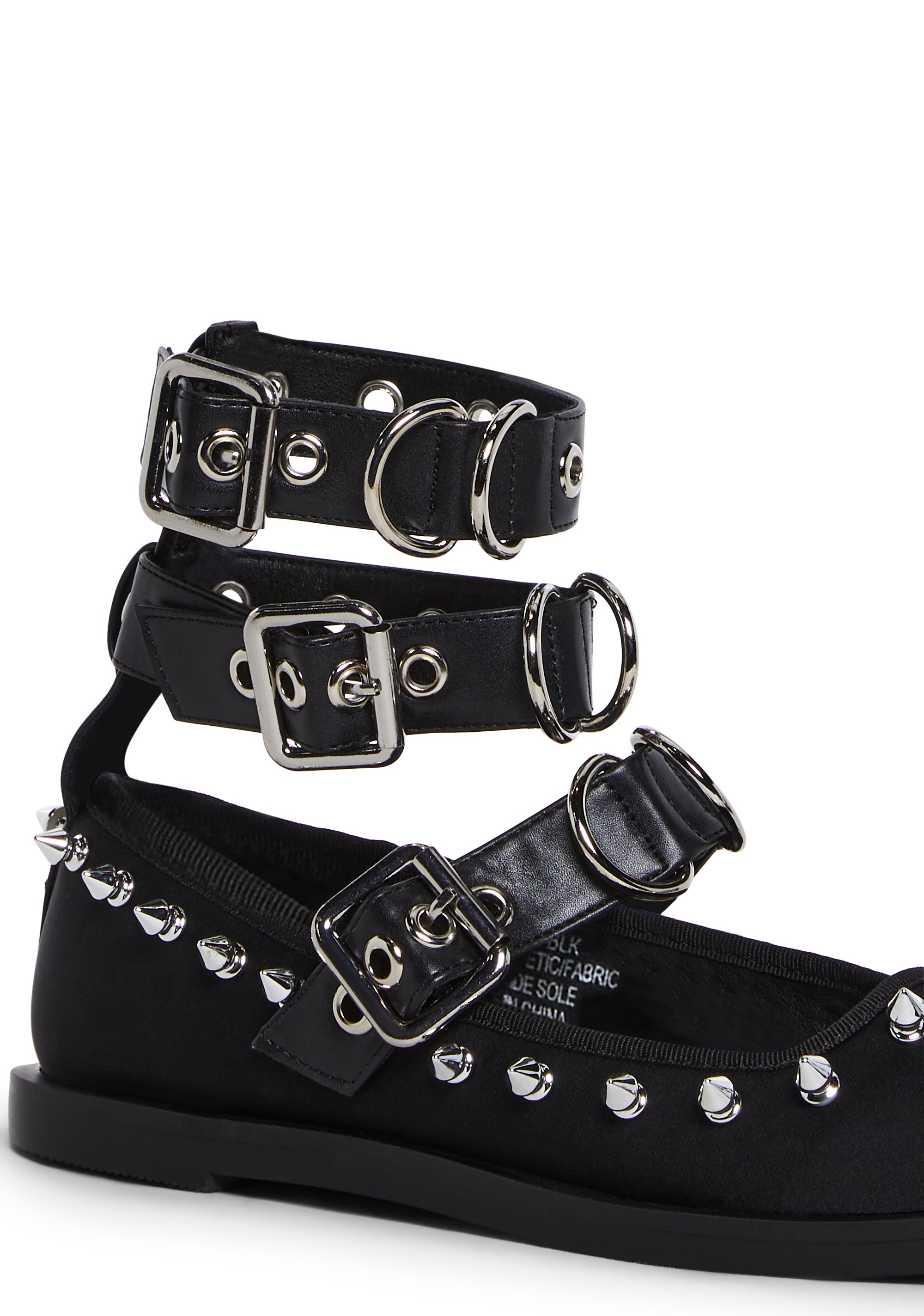 Killer Ballerina Ballet Flats - Black - Image 2