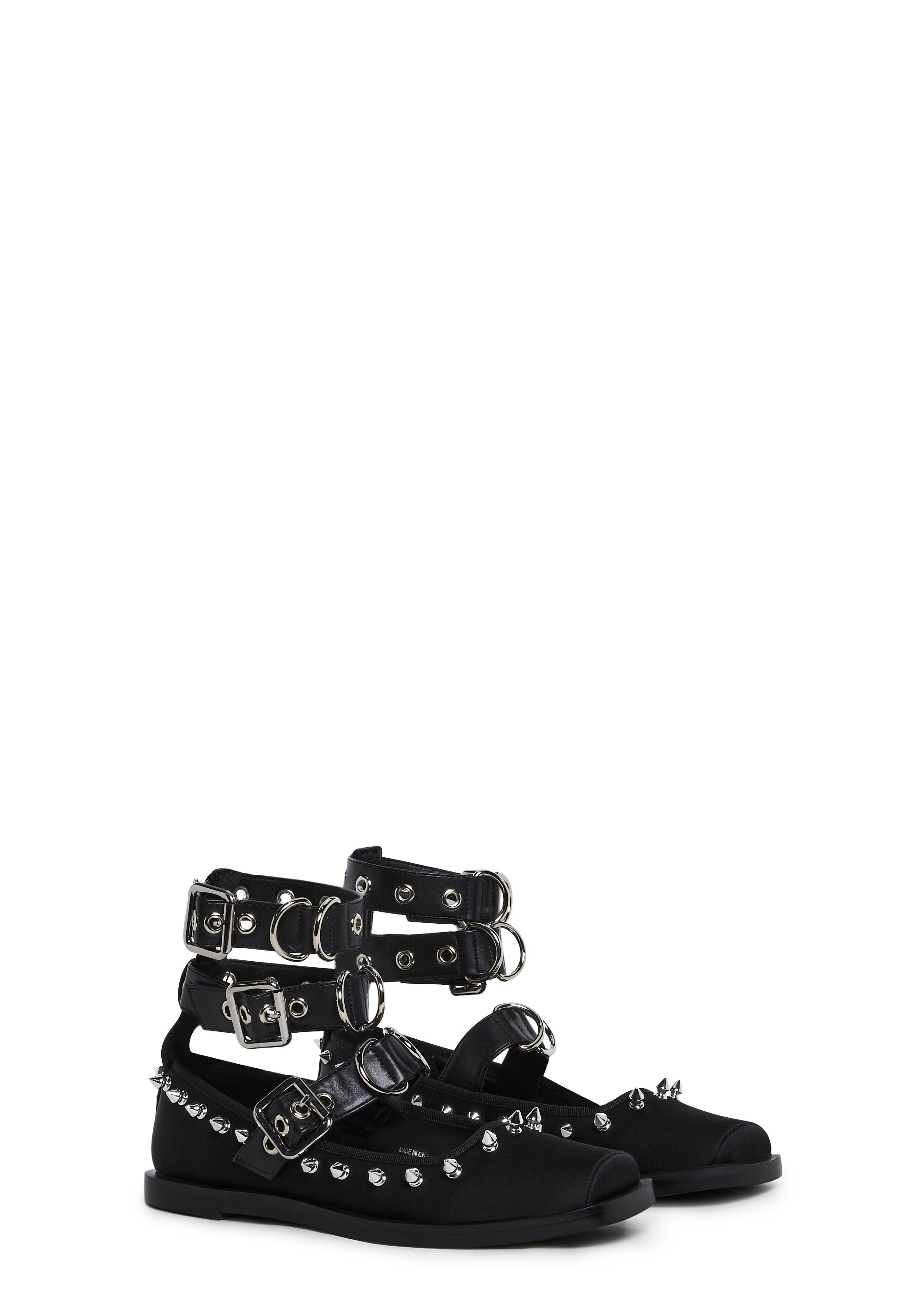 Killer Ballerina Ballet Flats - Black - Image 3