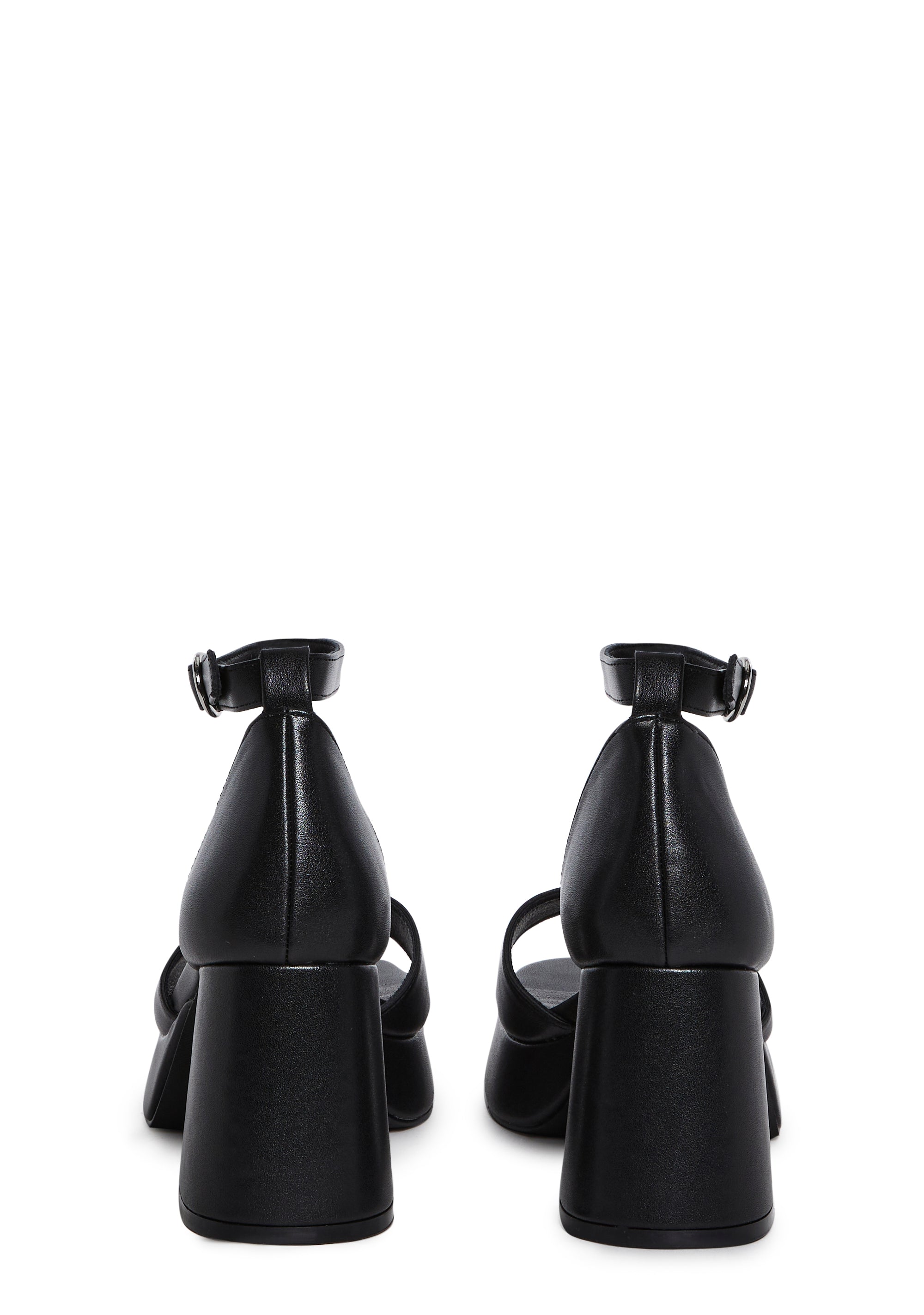 Soft Waltz Platform Sandals - Black - Image 4