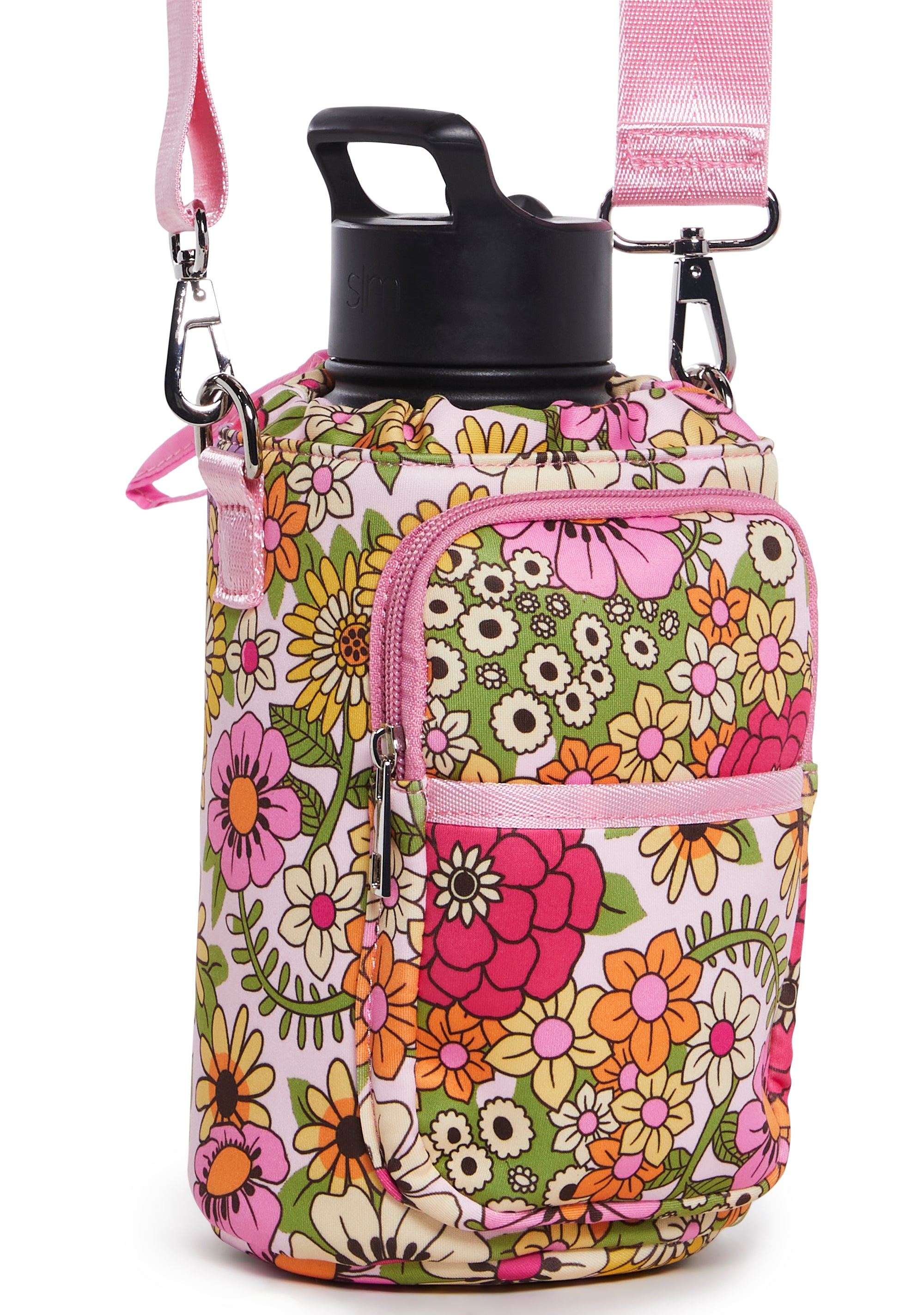 Swirling Flowers Water Bottle Carrier - Image 6