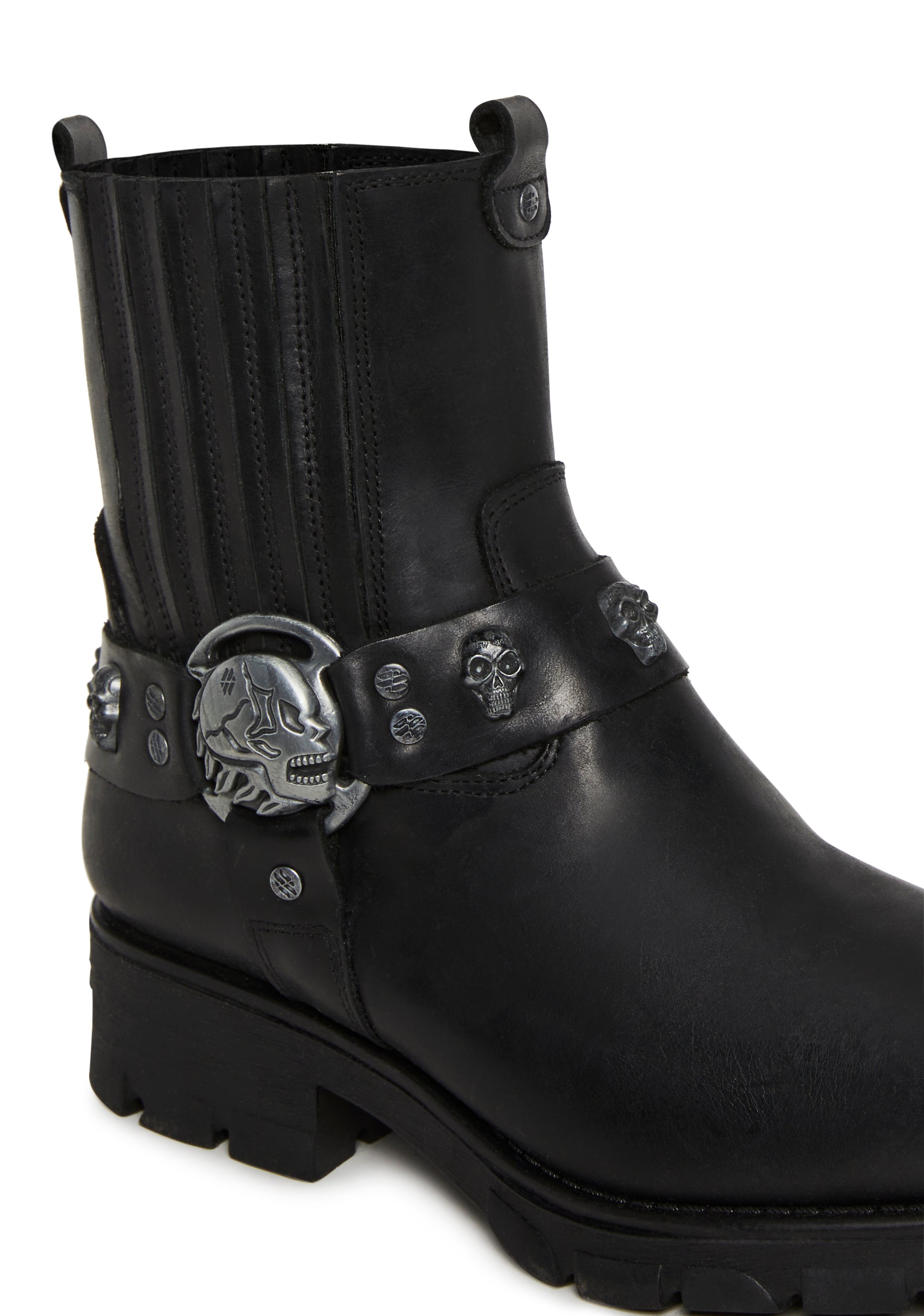 Alternative view of M-7621-S1 Motorcycle Ankle Boots