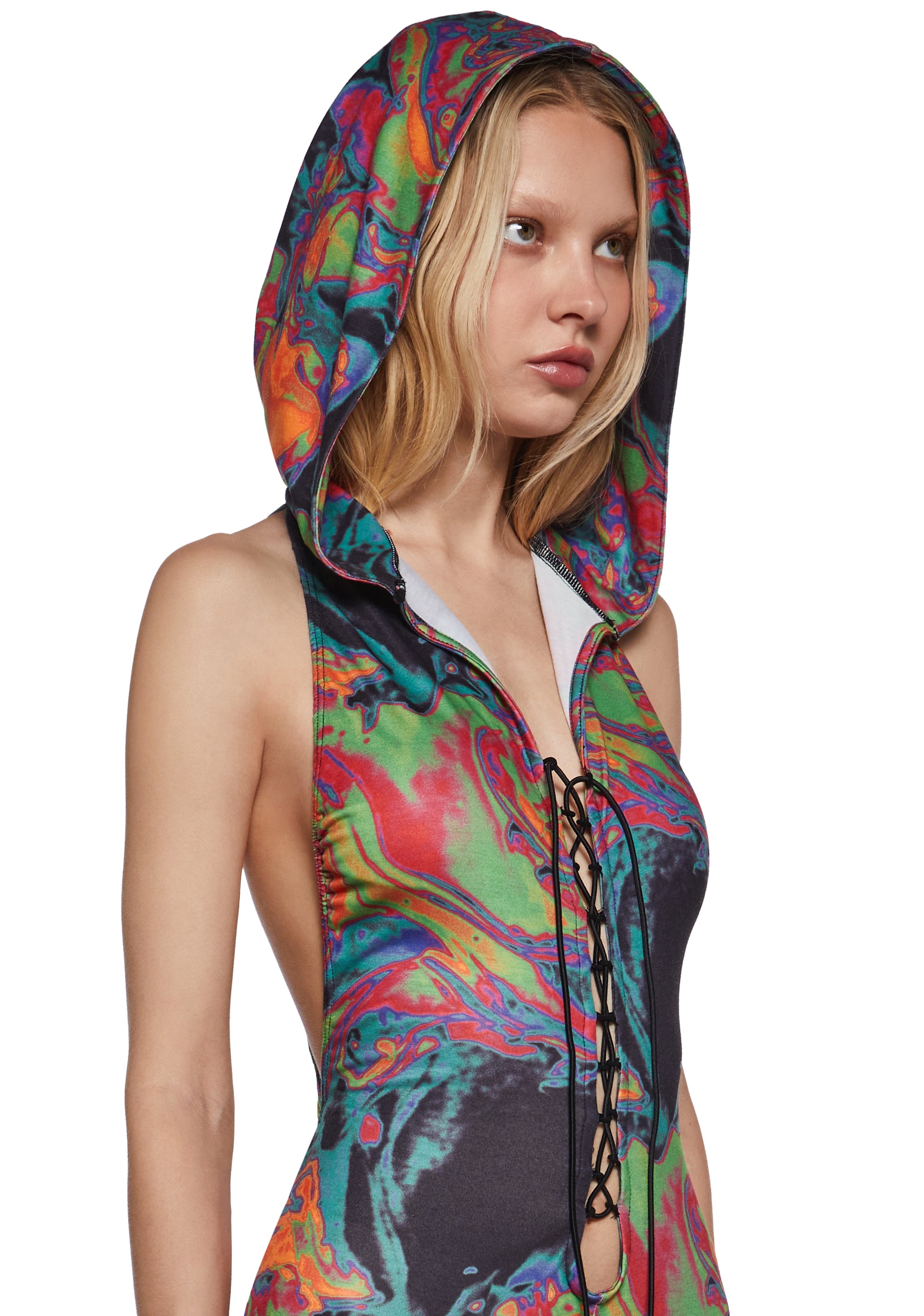 Tie Me Down Playsuit - Acid - Image 6