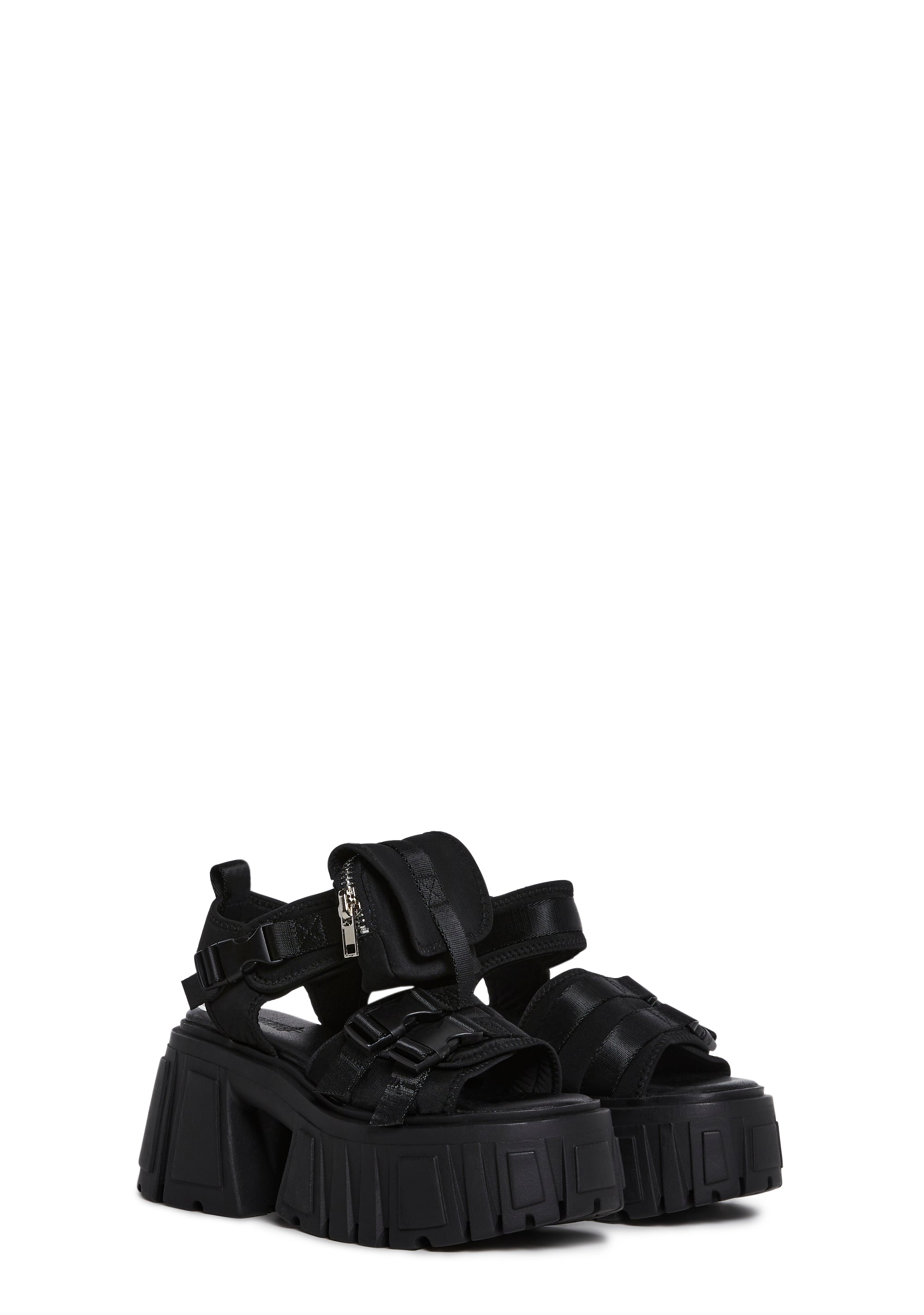 Utopia Platform Sandals - Black - Image 3
