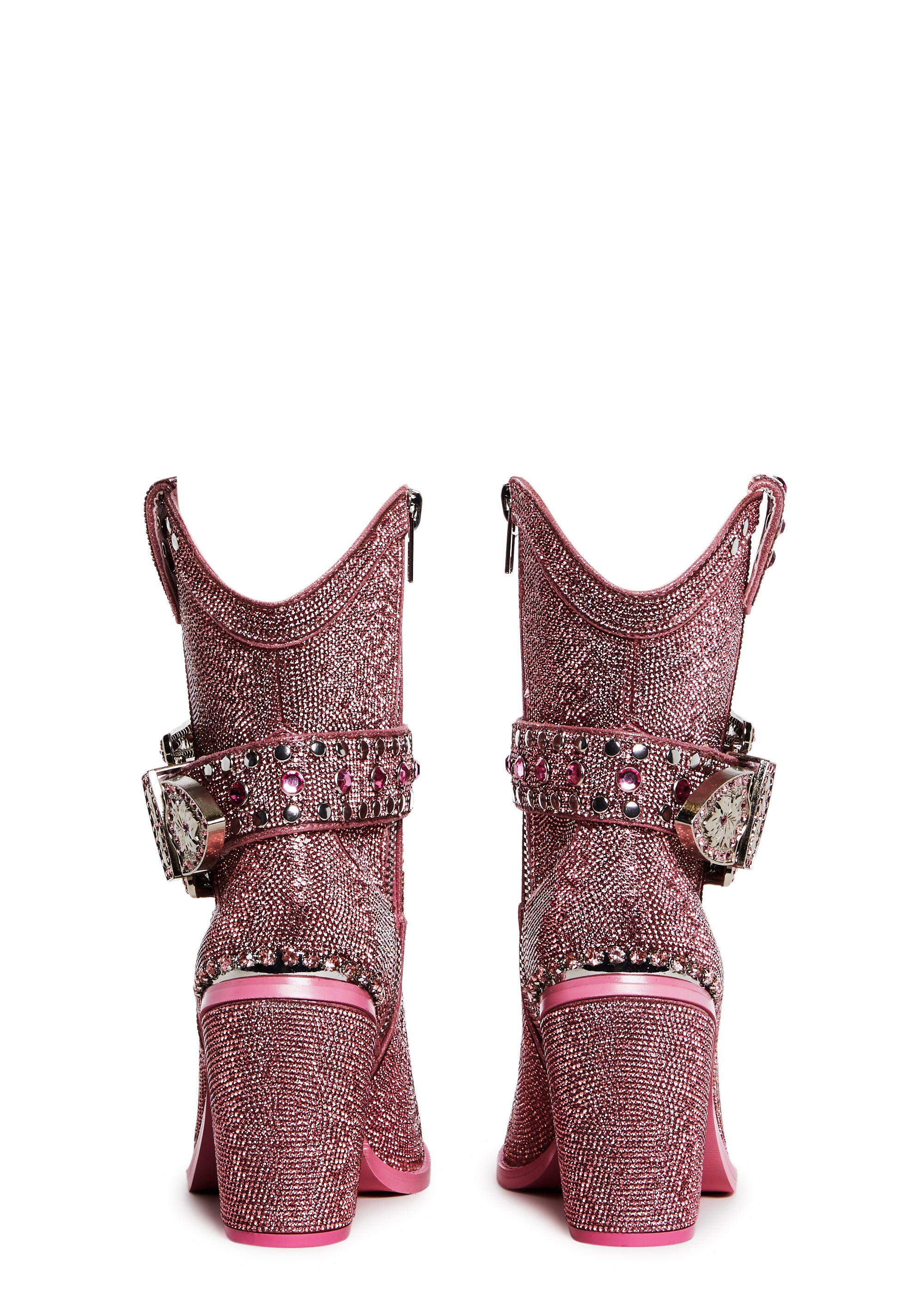 Sharp Sheriff Shine Cowboy Boots - Pink - Image 4