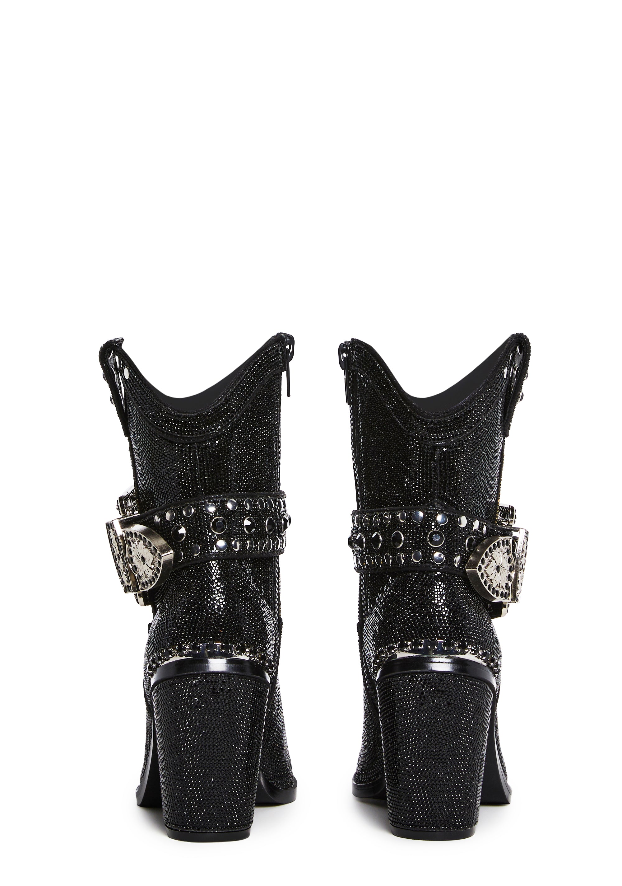 Sharp Sheriff Shine Cowboy Boots - Black - Image 4