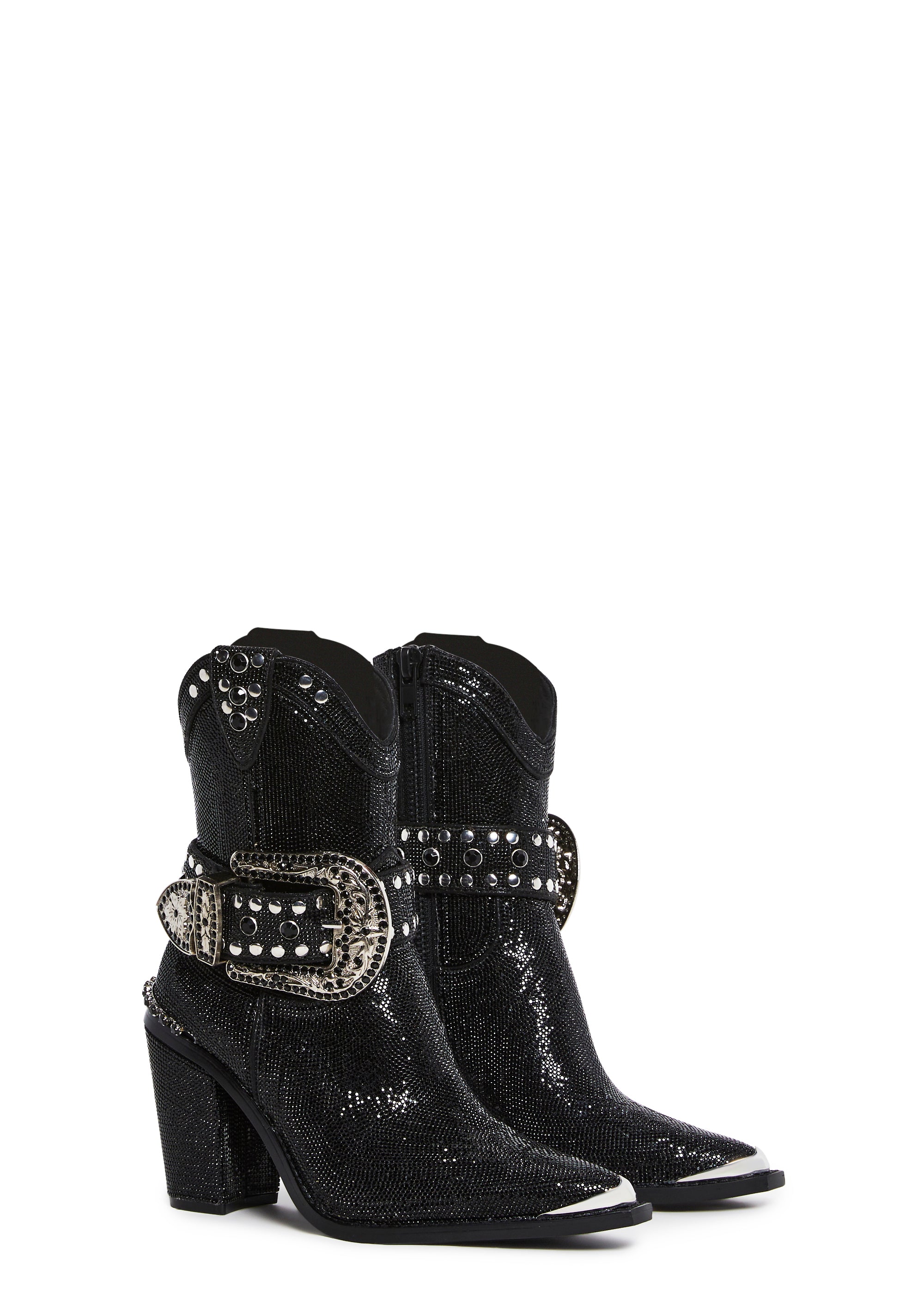 Sharp Sheriff Shine Cowboy Boots - Black - Image 3