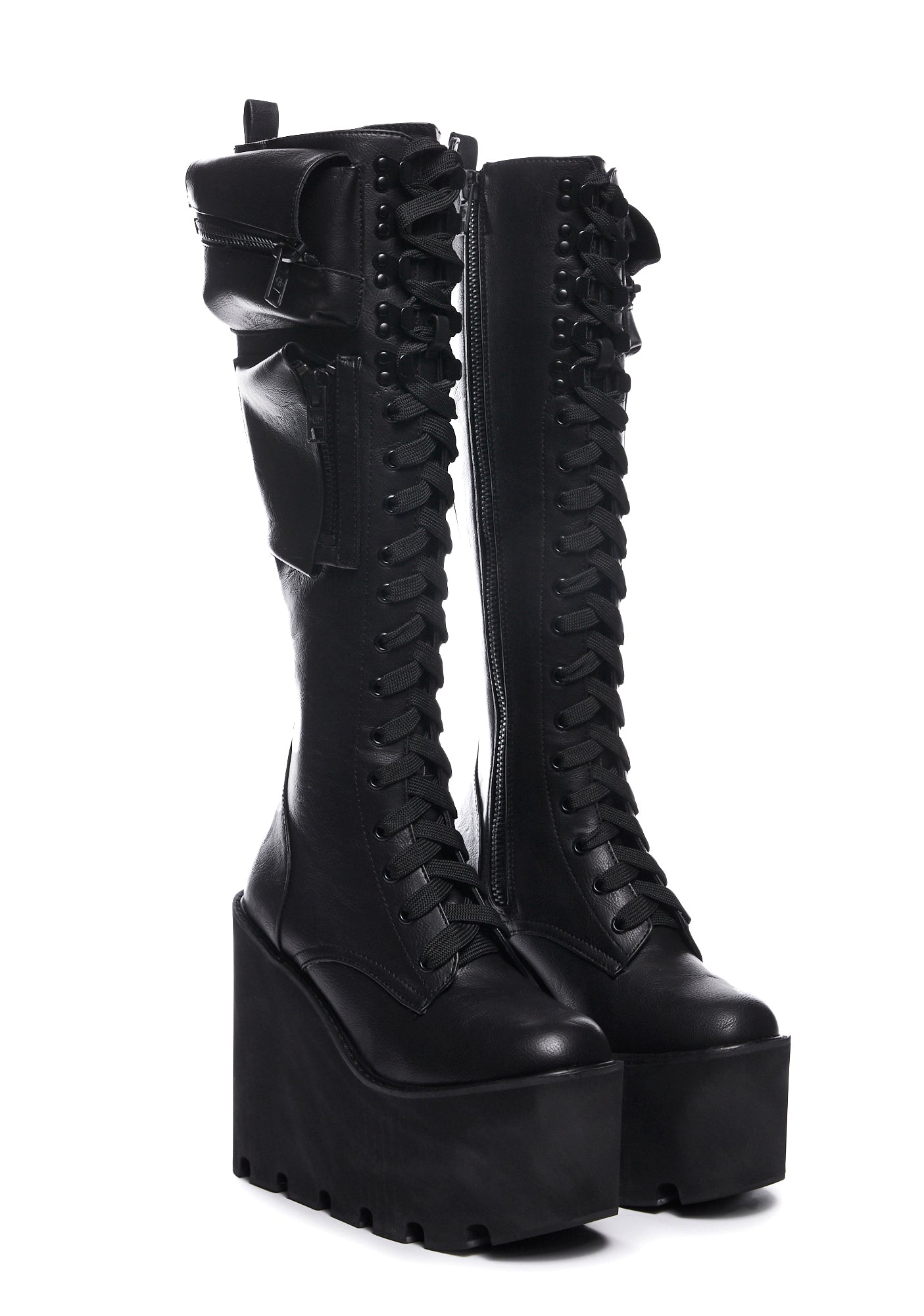Obsidian Pocket Platform Boots - Image 3