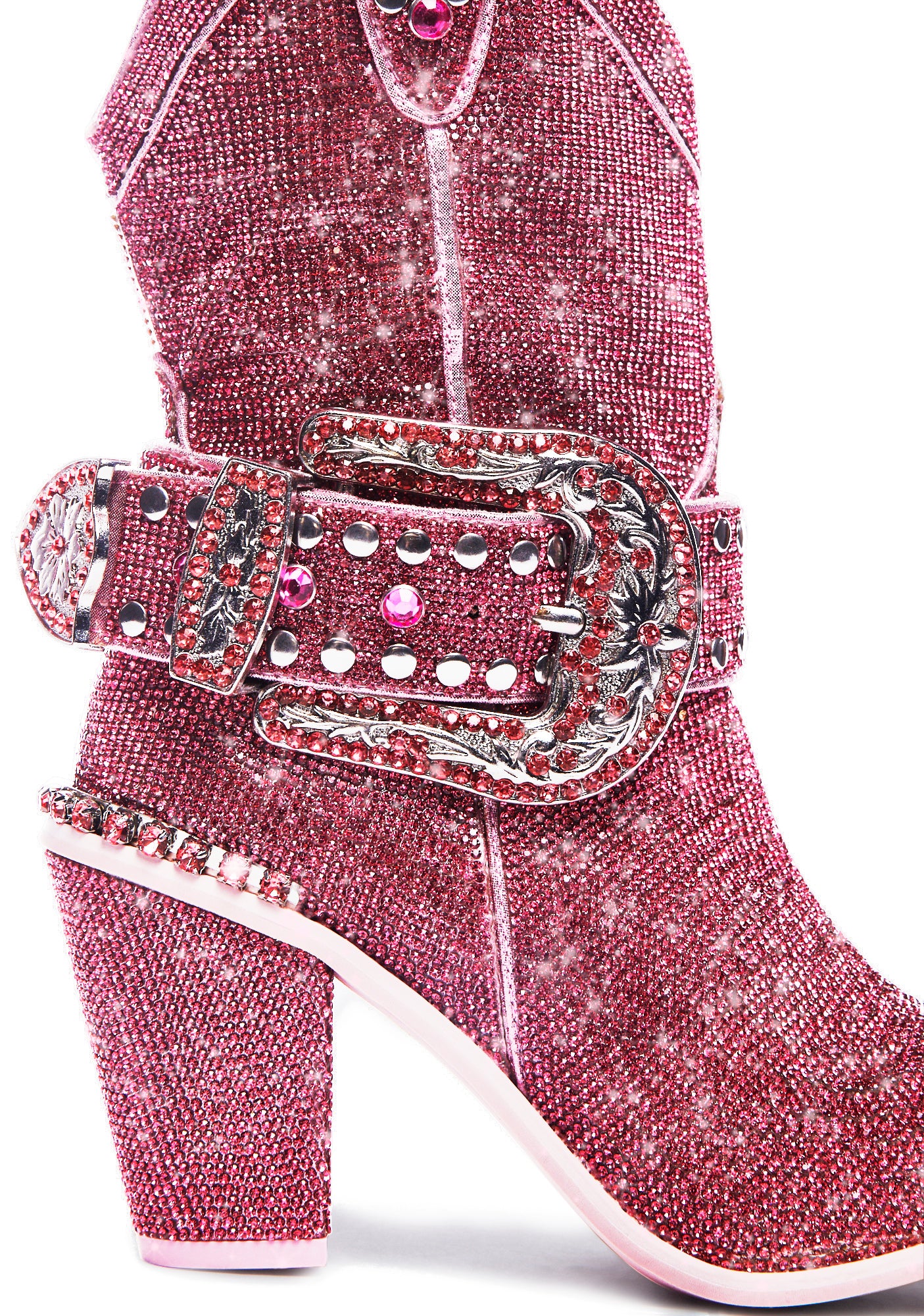 Alternative view of Sheriff Shine Cowboy Boots - Pink
