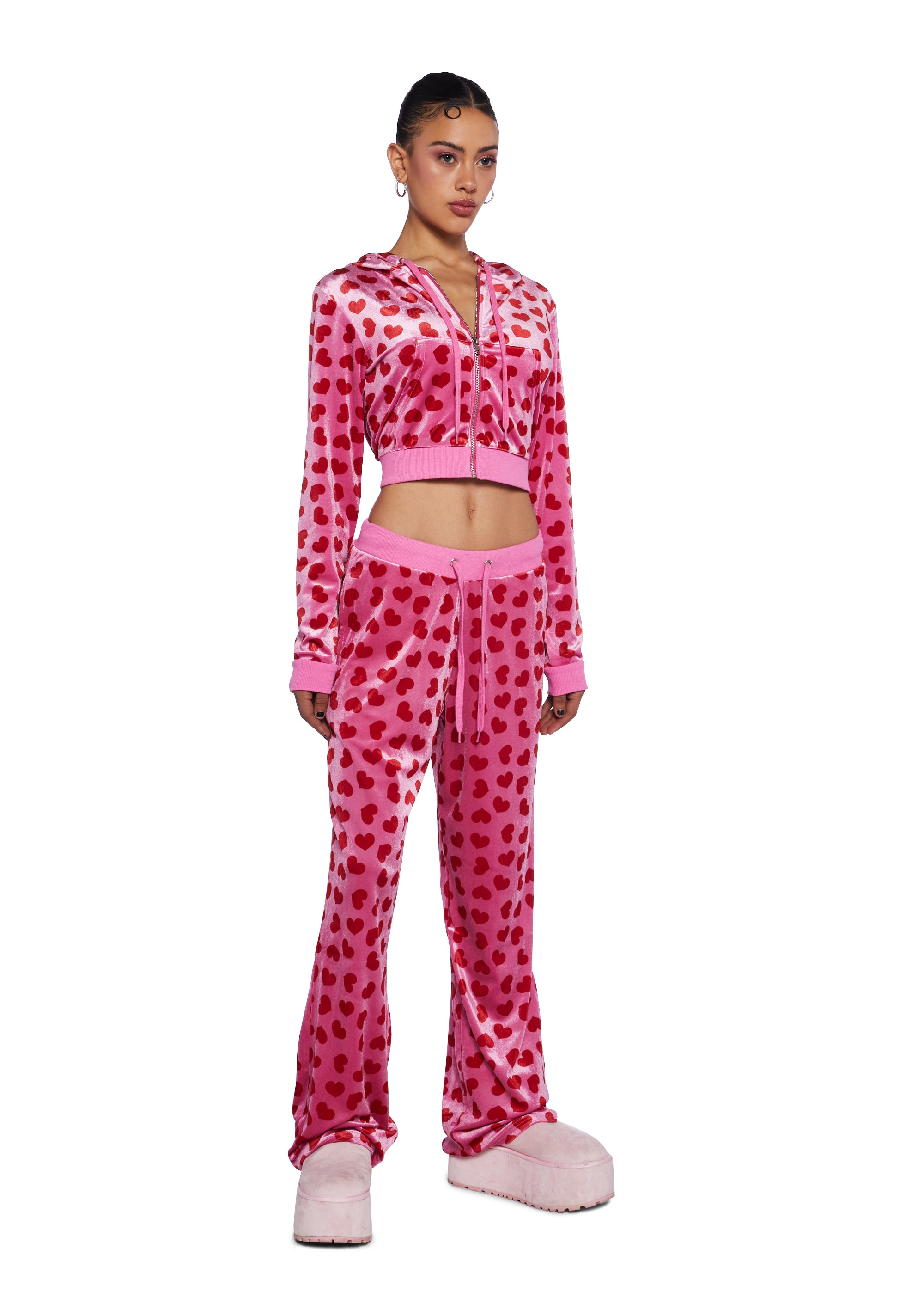 Loyal Maneater Velour Track Pants - Image 2