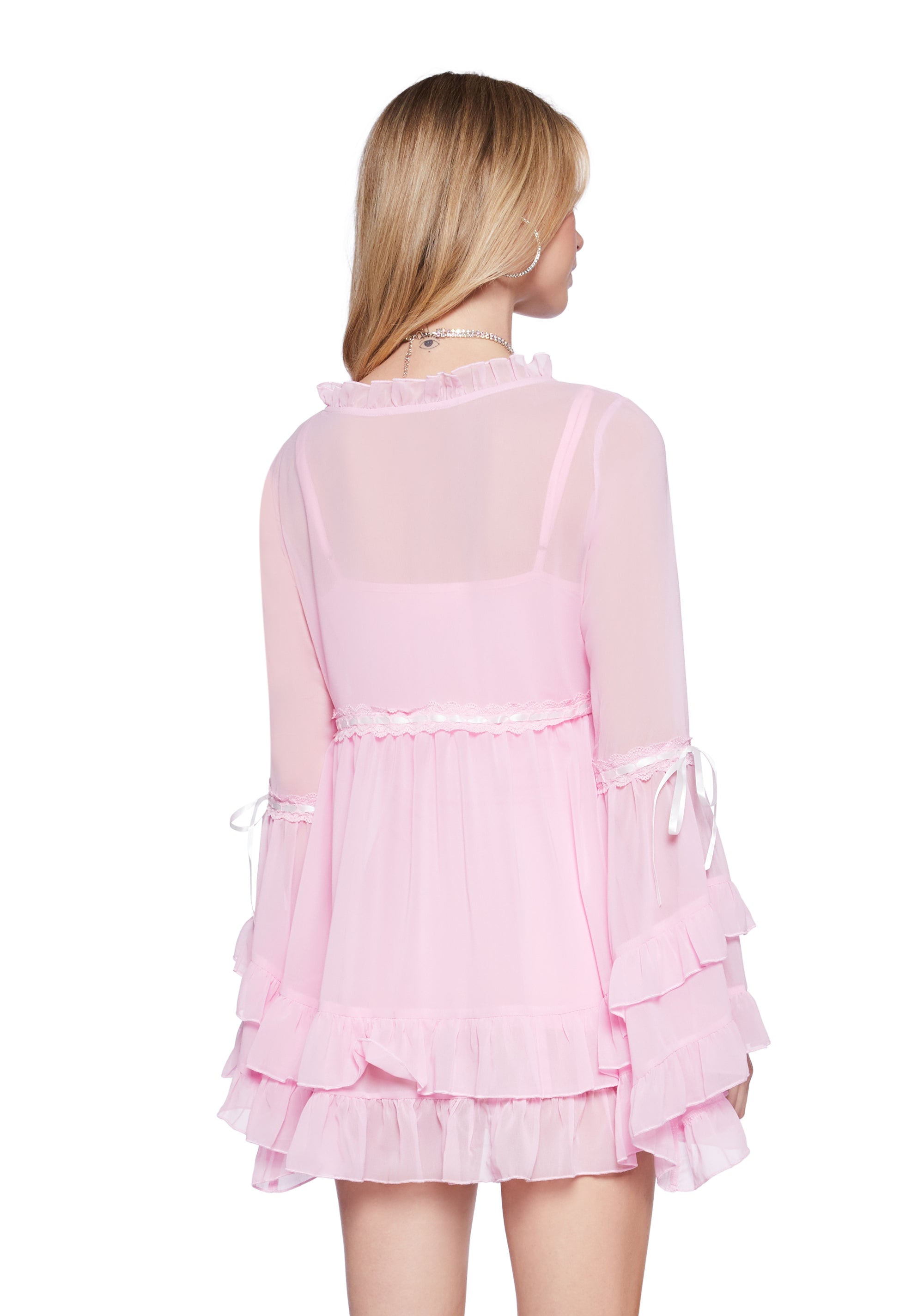Real Divinity Mini Dress - Light Pink - Image 4