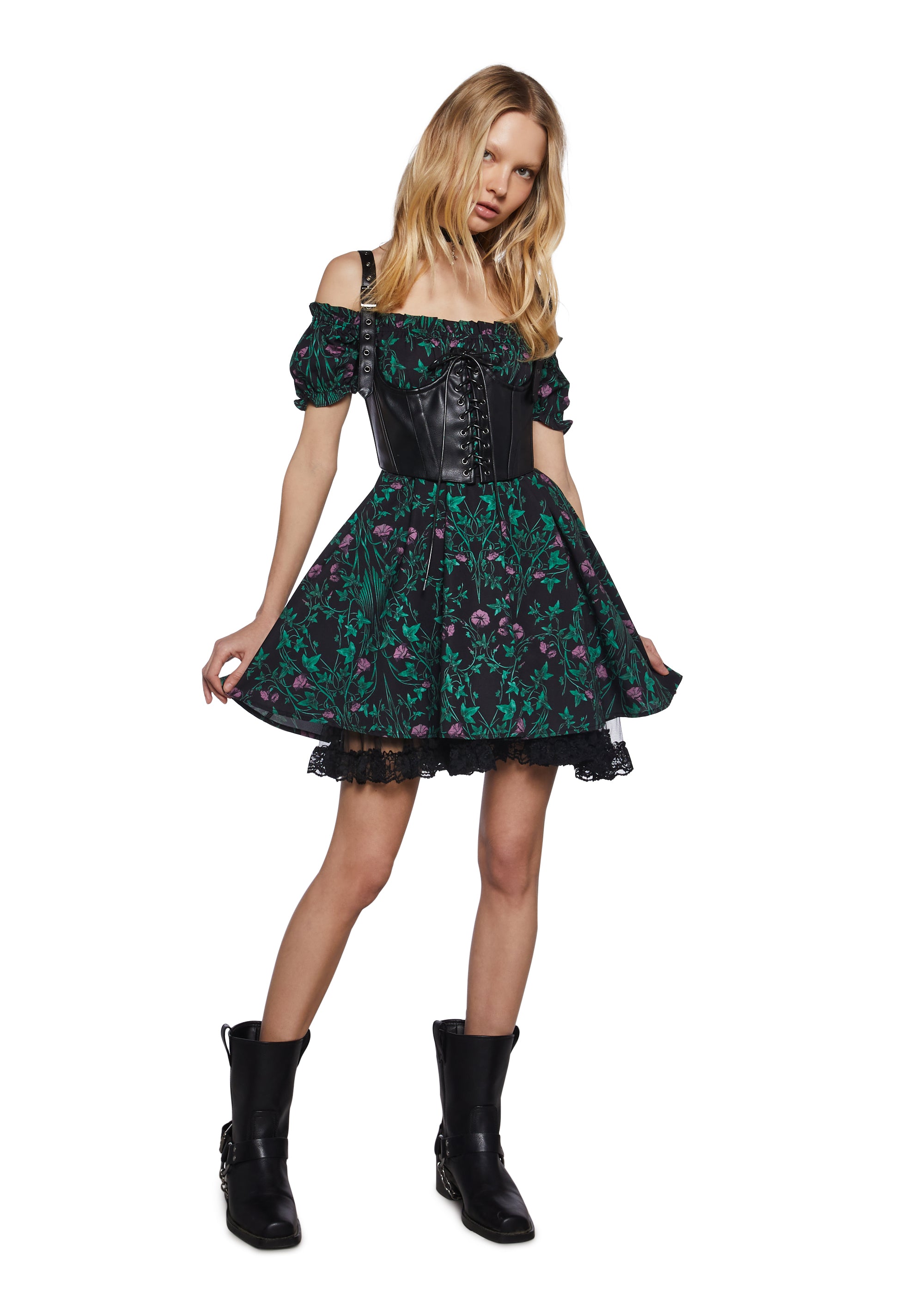 Herbal Magic Mini Dress - Image 2